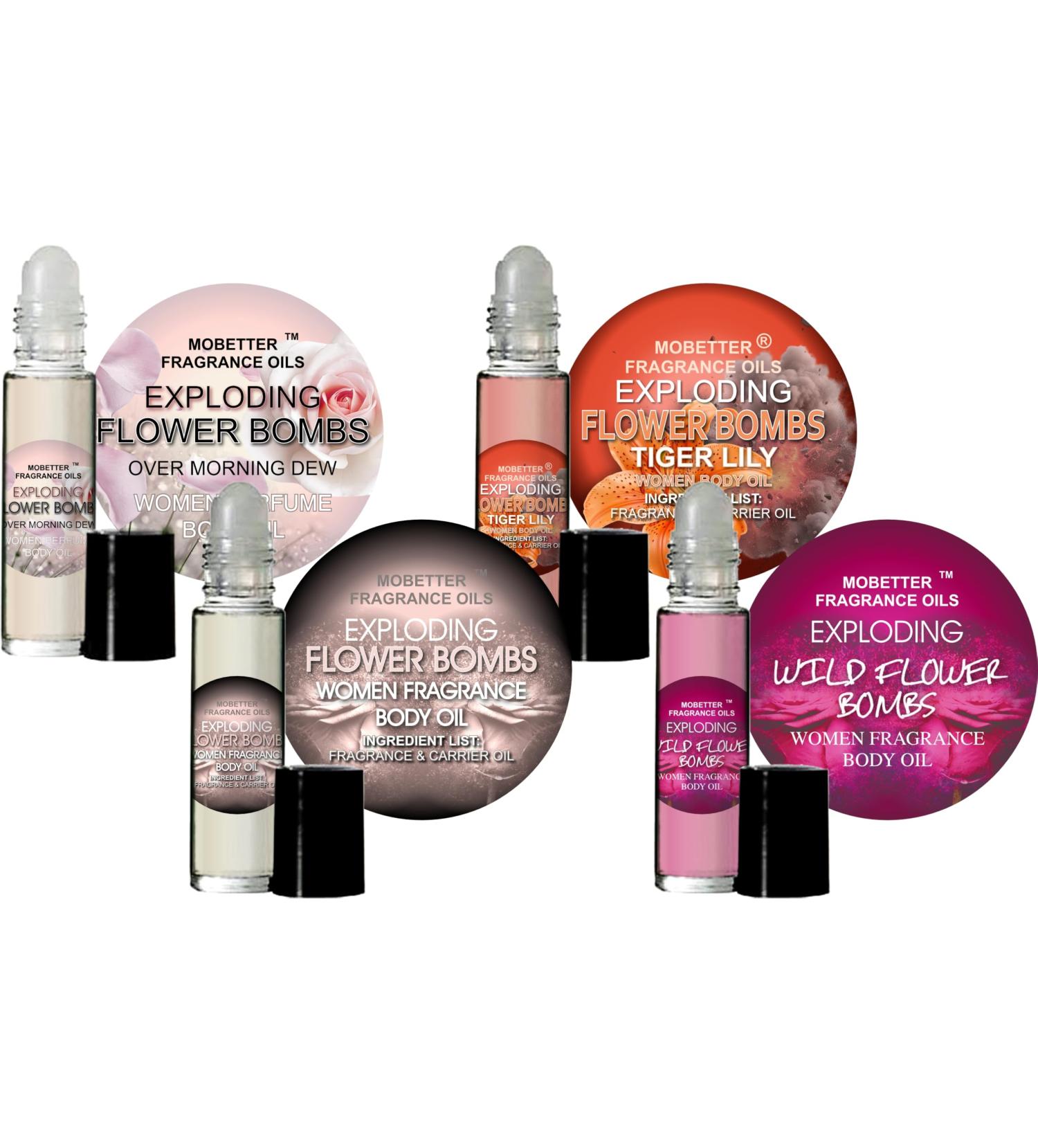 MOBETTER FRAGRANCE OILS Exploding Flower Bombs Set Women Perfume Body Oil - Buy Online on GoSupps.com