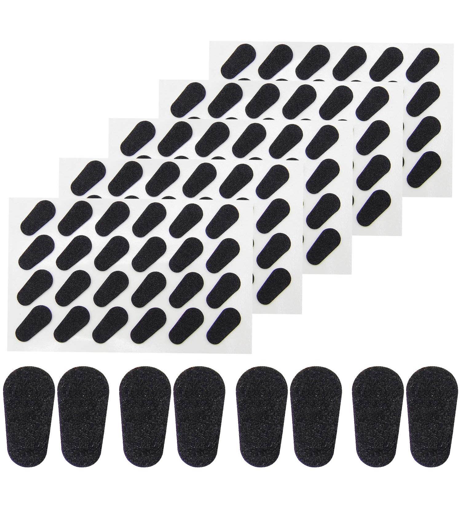 60 Pairs Adhesive Foam Nose Pads for Eyeglasses - Anti-Slip Thin Nosepads - Black - Buy Online on GoSupps.com