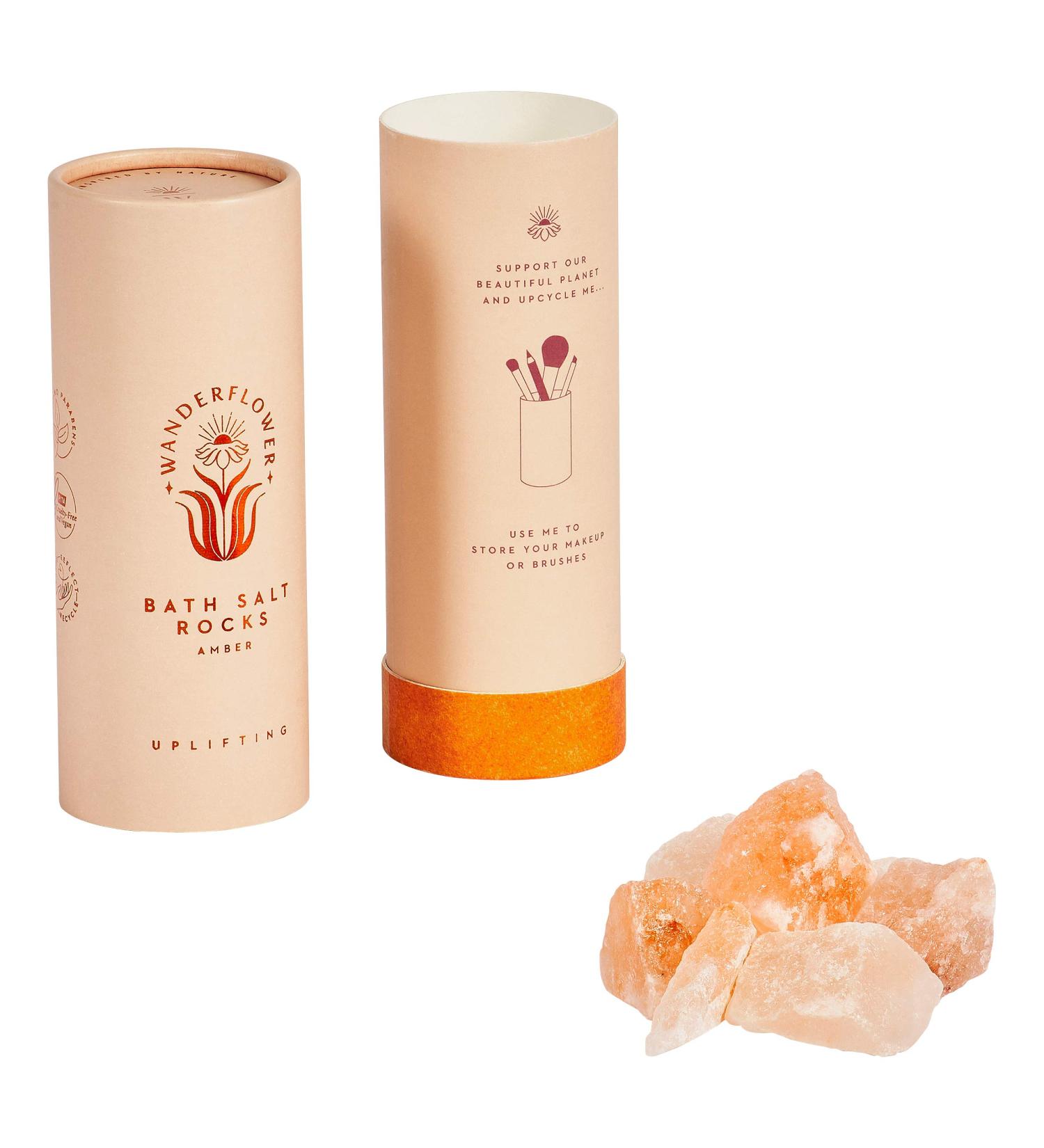 Wanderflower Amber Bath Salt Rocks - Buy Online on GoSupps.com