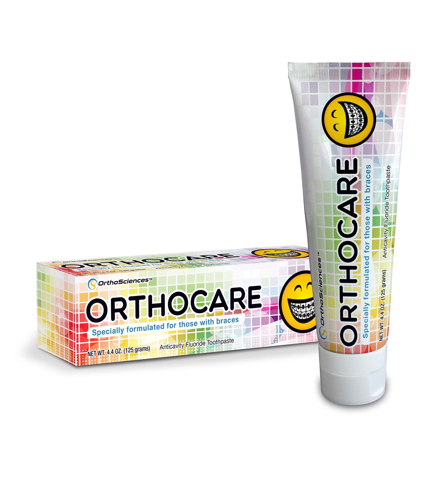 ORTHOCARE 4.4 oz Toothpaste for Orthodontic Braces - Freshen & Protect - Buy Online on GoSupps.com