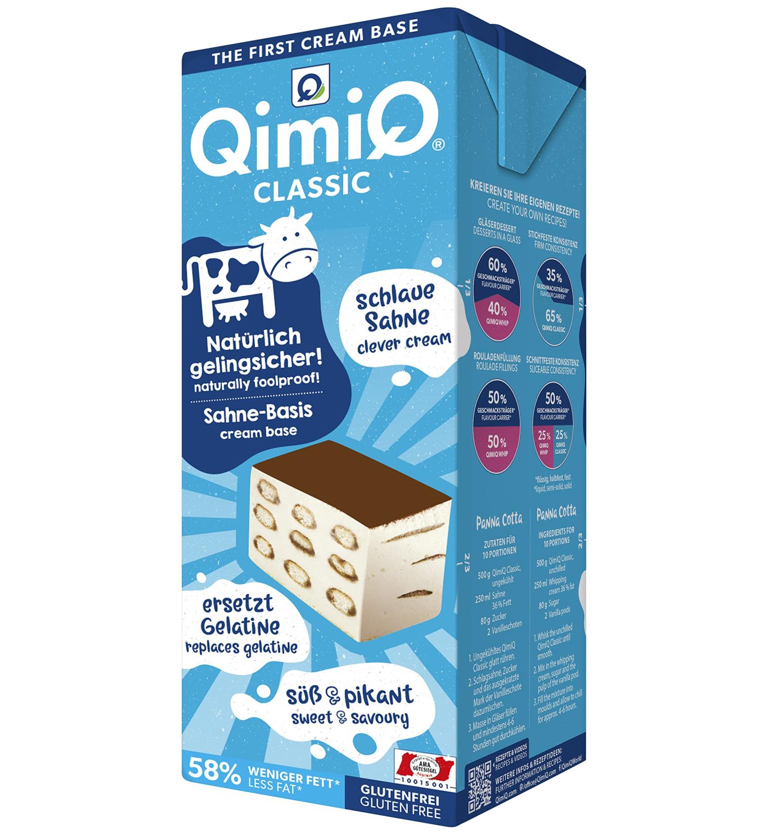  QimiQ Handels GmbH QimiQ Classic Natural Cooking Refining 15% Fat 1 kg - Buy Online on GoSupps.com