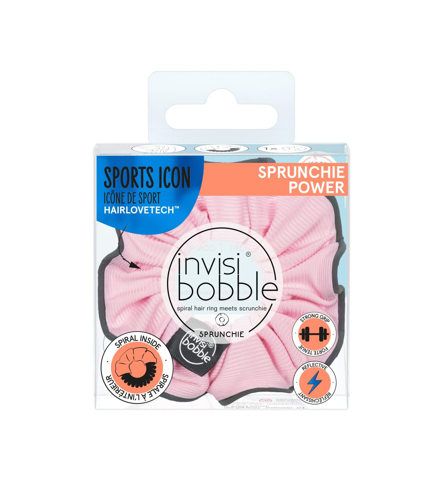 invisibobble Pink Scrunchie Pink Mantra Hair Bobbles Strong Hold for Girls and Women Scrunchies Pink Black Designed in the Heart of Munich Pink-black - Buy Online on GoSupps.com
