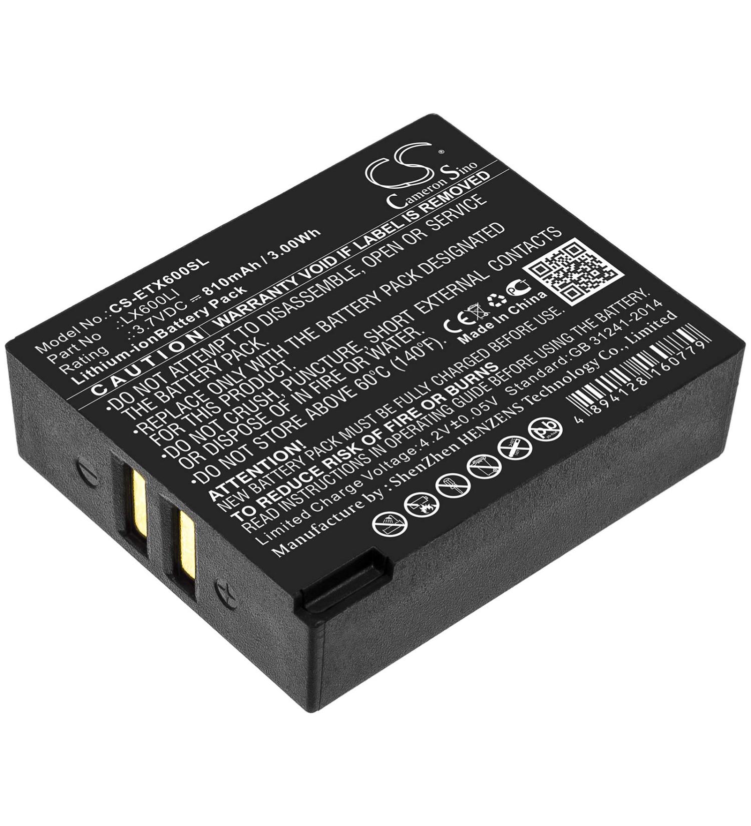 FITHOOD Battery Replacement for Eartec Hub Systems HUB Ultralite LX600LI | 810mAh 3.7V - International Shipping Available - Buy Online on GoSupps.com