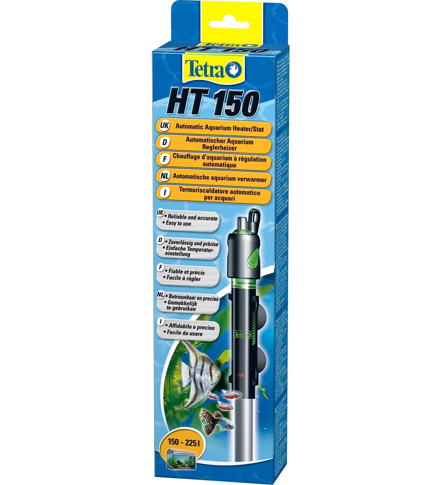 Tetra HT150 Heizer - Powerful 150W Aquarium Heater for 150-225L Aquariums | Adjustable Temperature Settings - Buy Online on GoSupps.com