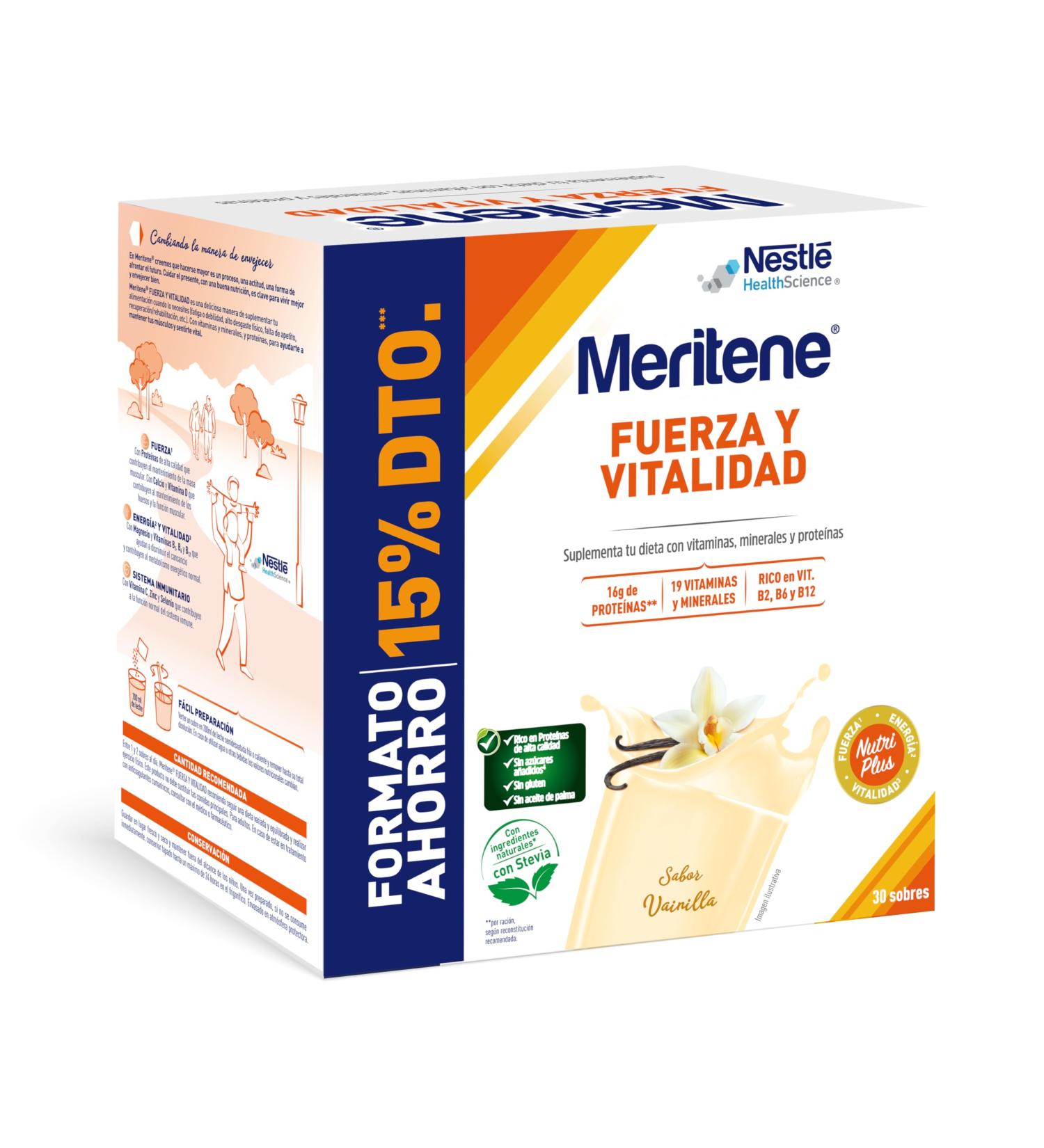  MERITENE Meritene Vanilla Shake Pack 30 sachets - Buy Online on GoSupps.com