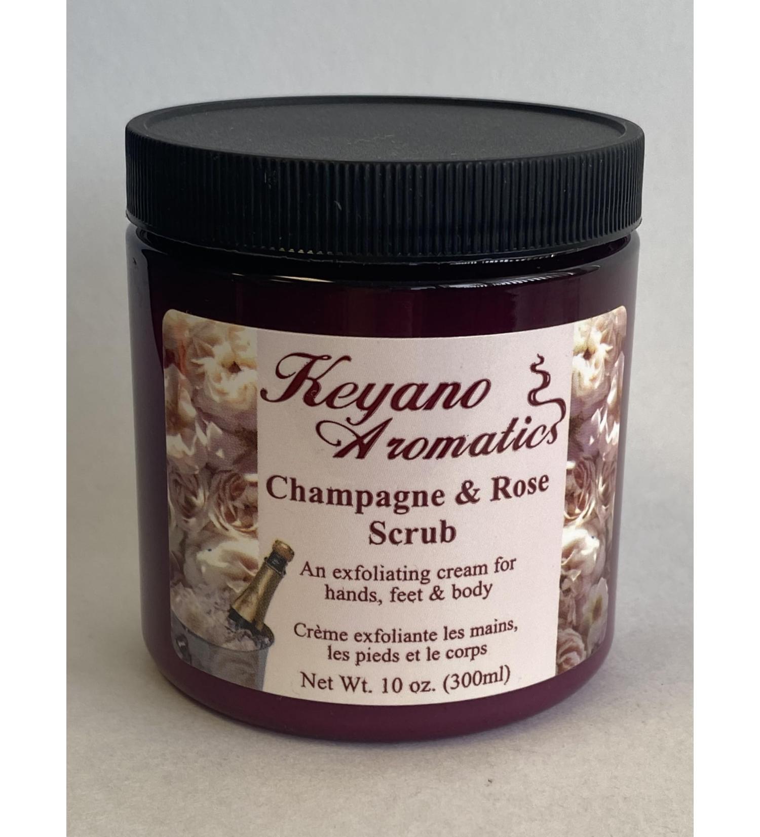 Keyano Aromatics Champagne & Rose Scrub 10 Oz.