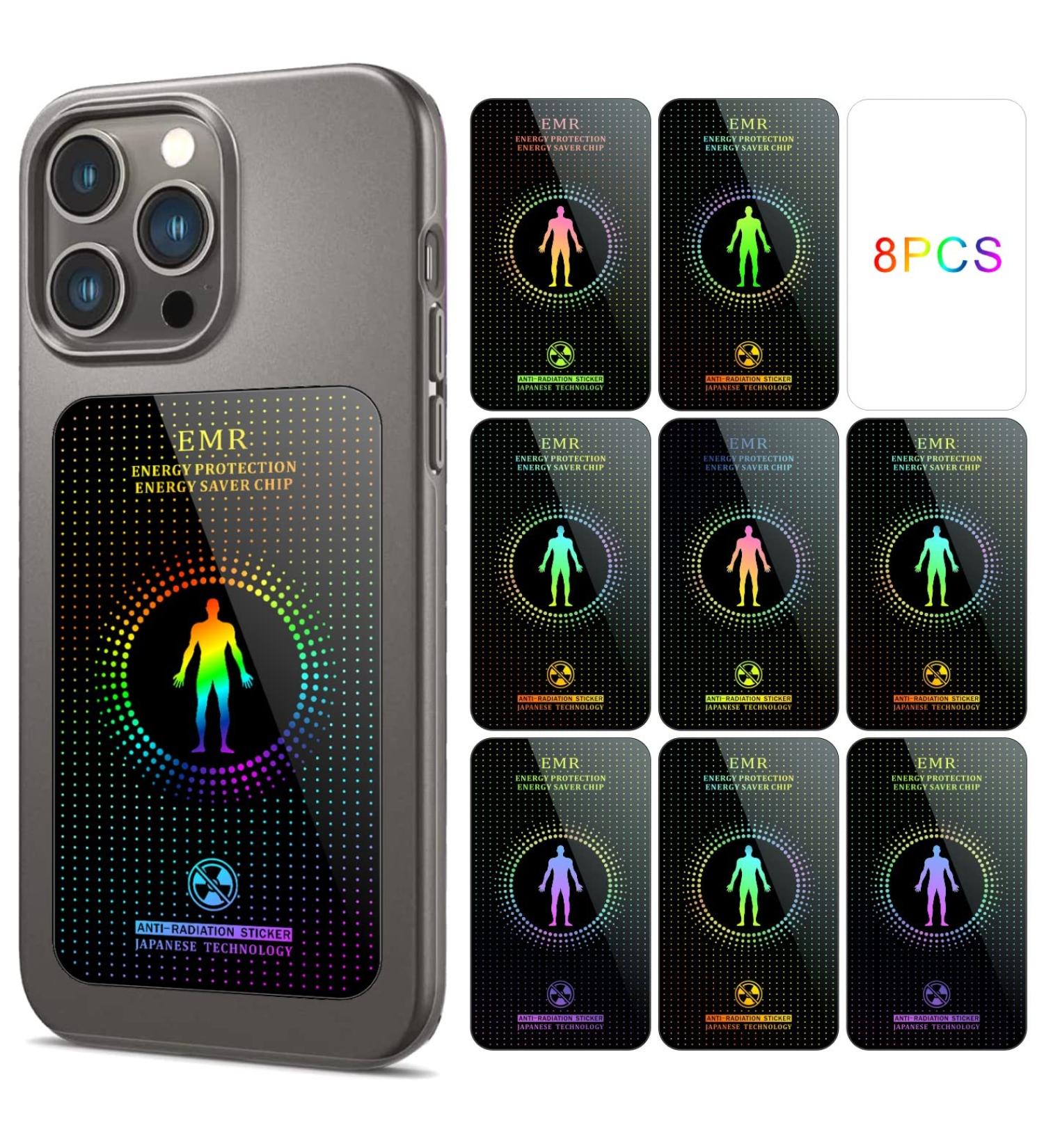 Cell Phone Large Area Protection Stickers - 8 Pcs Black - Fits All Phones, Tablets, Laptops & Devices - Buy Online on GoSupps.com