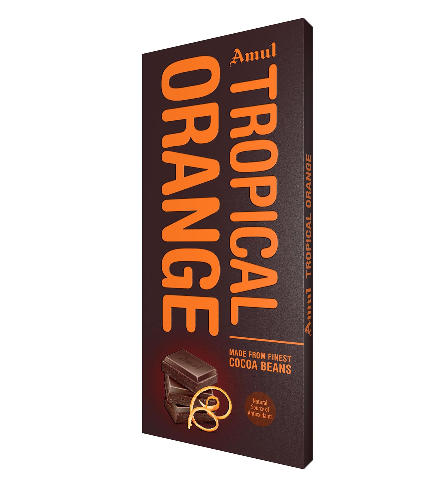 Amul Chocolat l'orange tropical 150g - Buy Online on GoSupps.com