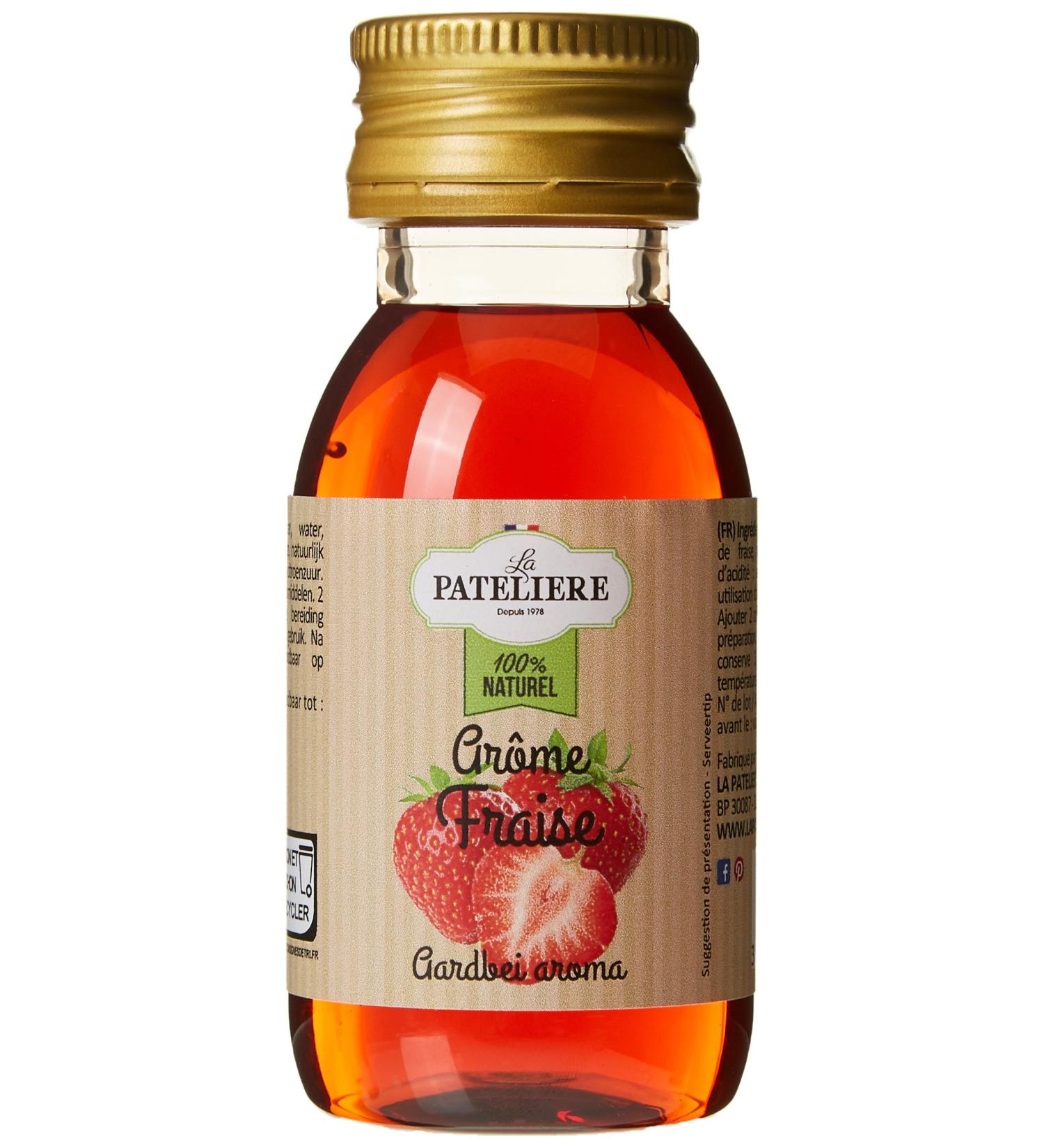 LA PATELIERE Natural Strawberry Flavor 60 ml - Buy Online on GoSupps.com