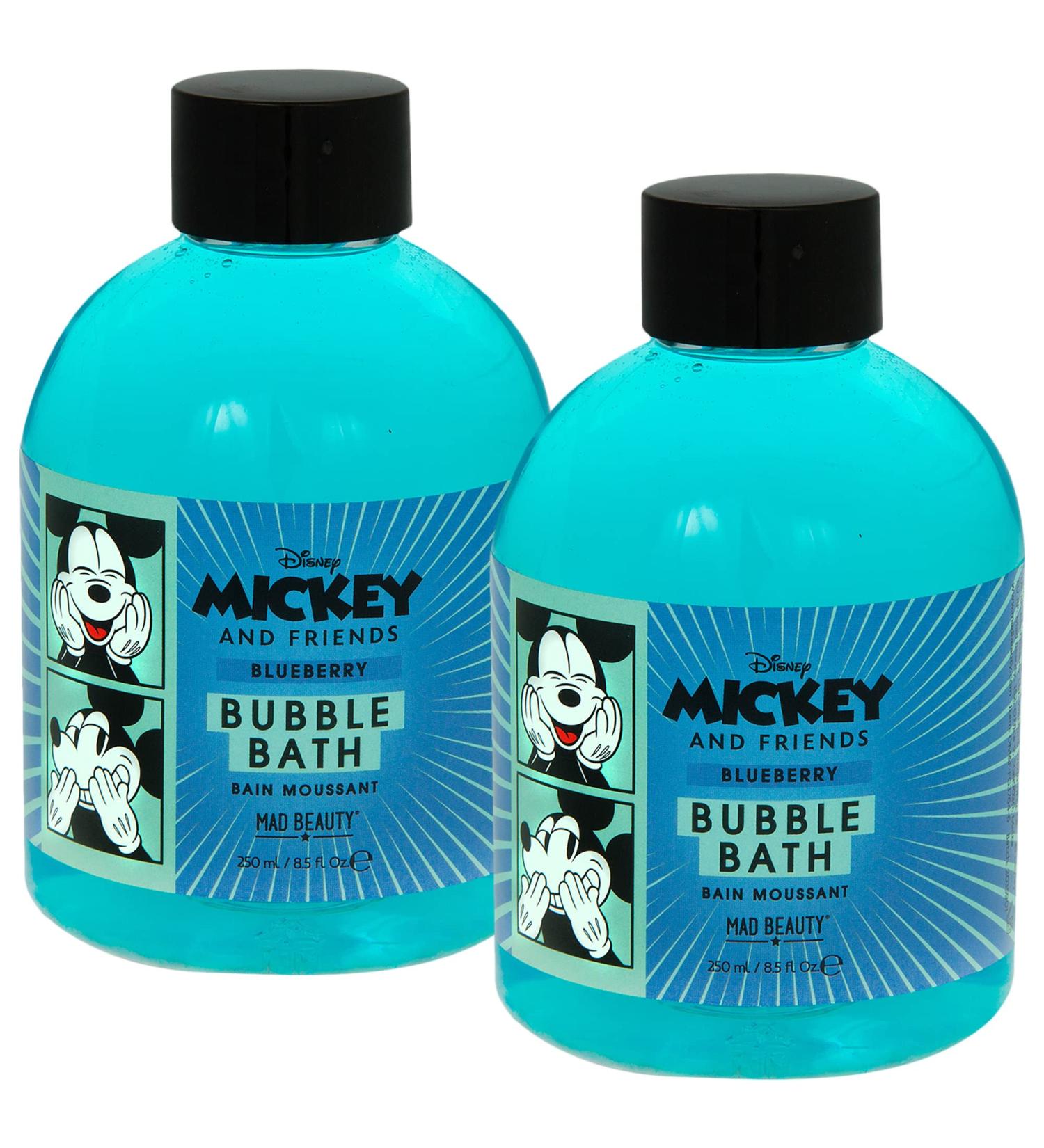Mickey Blueberry Bubble Bath Duo - 8.5 oz Each | Disney & Friends Spa Skincare Gift Set - Buy Online on GoSupps.com