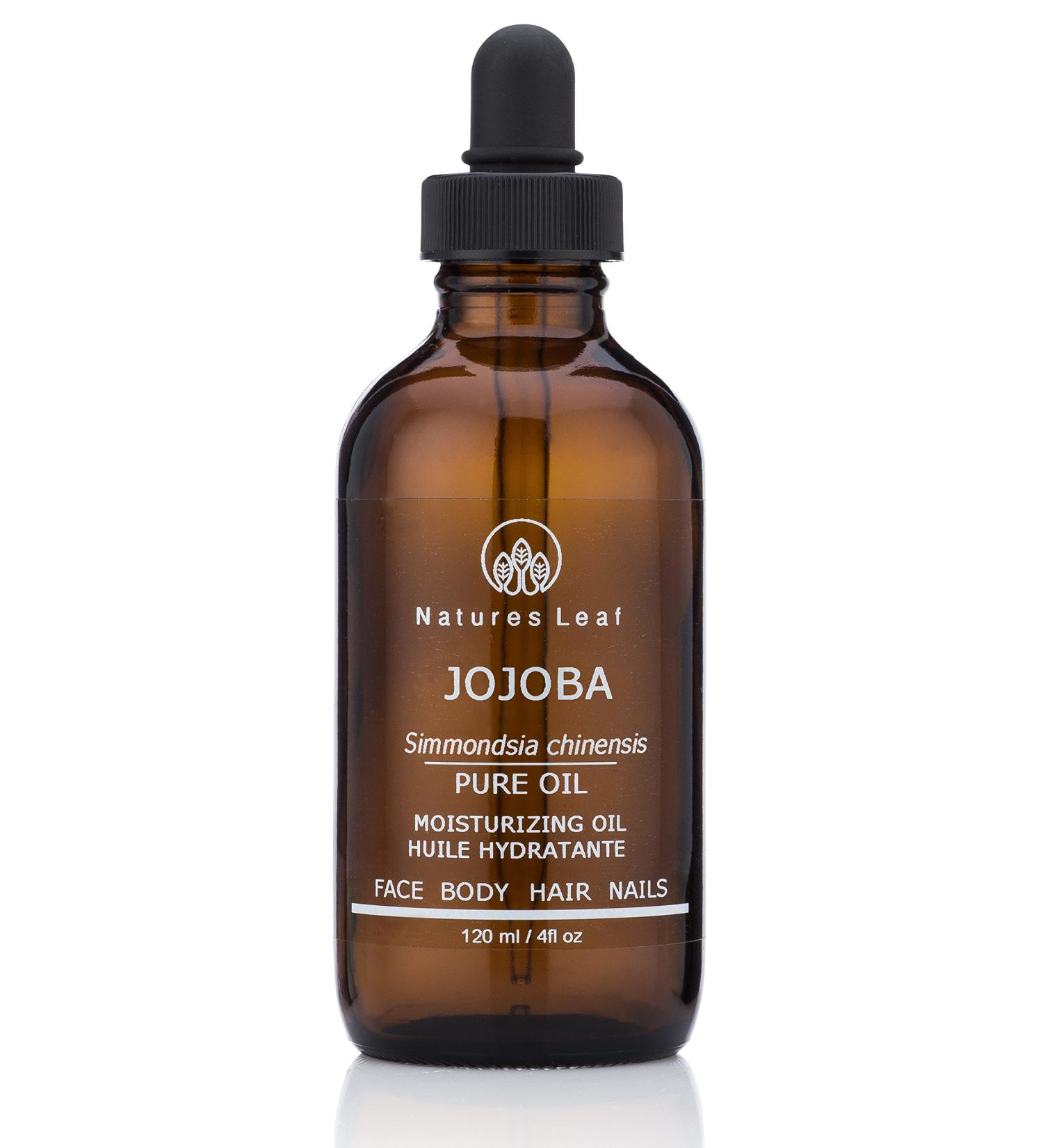 100% Pure Cold Pressed Golden Jojoba Oil - USDA Certified Unrefined Non-GMO for Frizzy Hair Beards Skin & Nails | Best for Acne & Stretch Marks - Buy Online on GoSupps.com