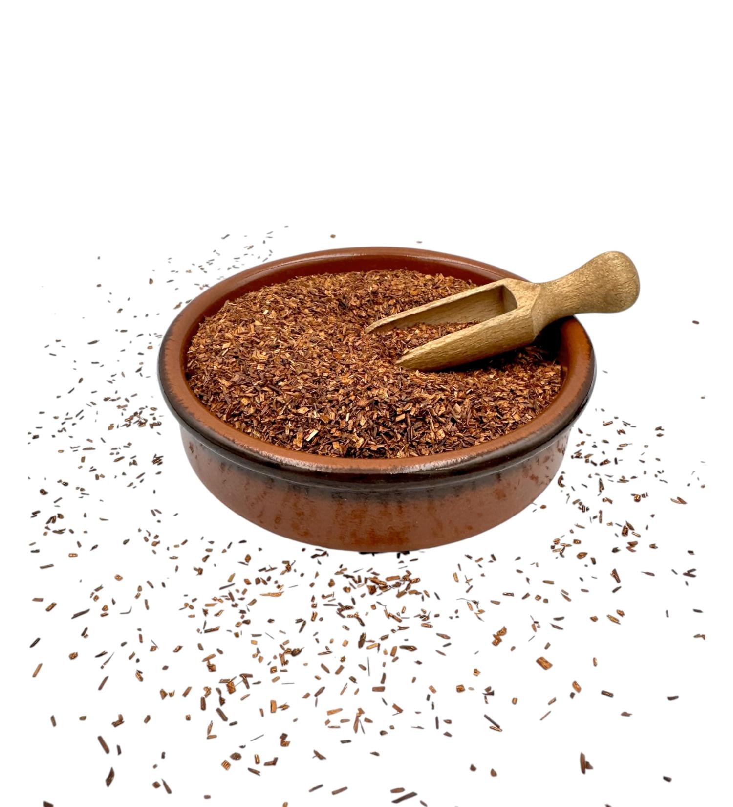 GreekHerbay Redbush Leaf Tea Rooibos Loose Red Herbal Tea 20g - 1.9kg | Asplathus Linearis (70g)