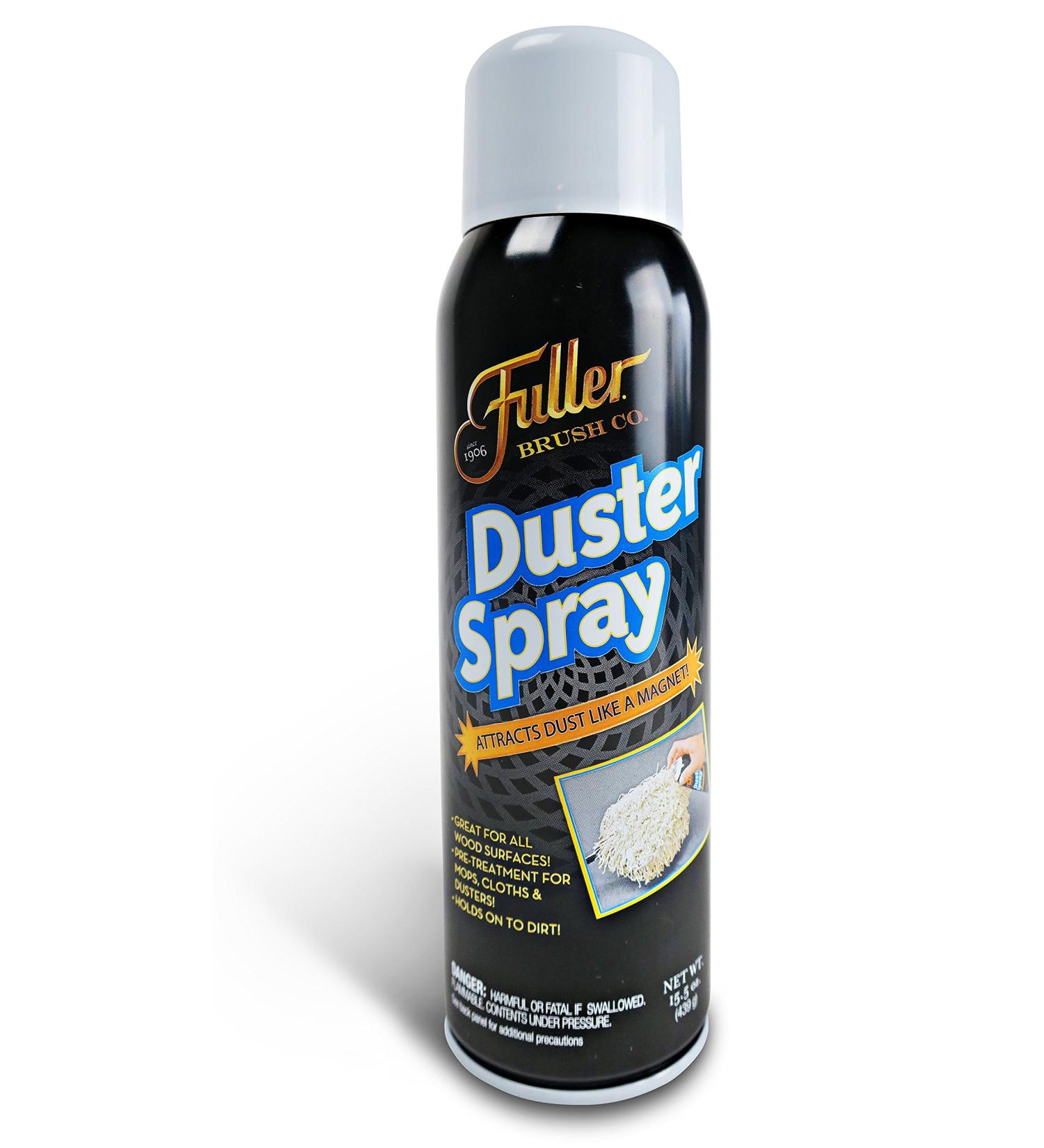 Fuller Brush Duster Spray  15.5 oz Multi Surface Dust Removing Sprayer - Safe Household Cleaning For Floors, Furniture, Blinds & Car Interiors 1 Can - Buy Online on GoSupps.com