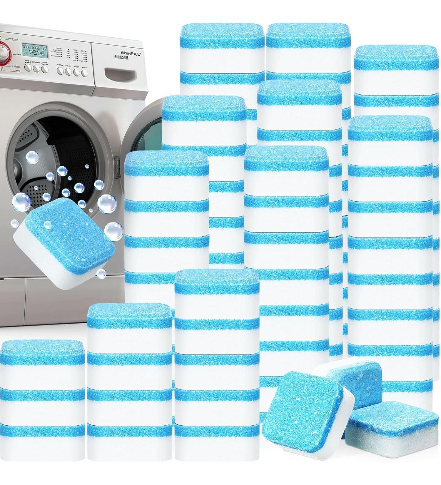 COSNIGHT 10 Pcs Washing Machine Cleaner Tablets - Deep Clean & Deodorize HE Front Loaders | Bulk Household Cleaner & Descaler - Buy Online on GoSupps.com