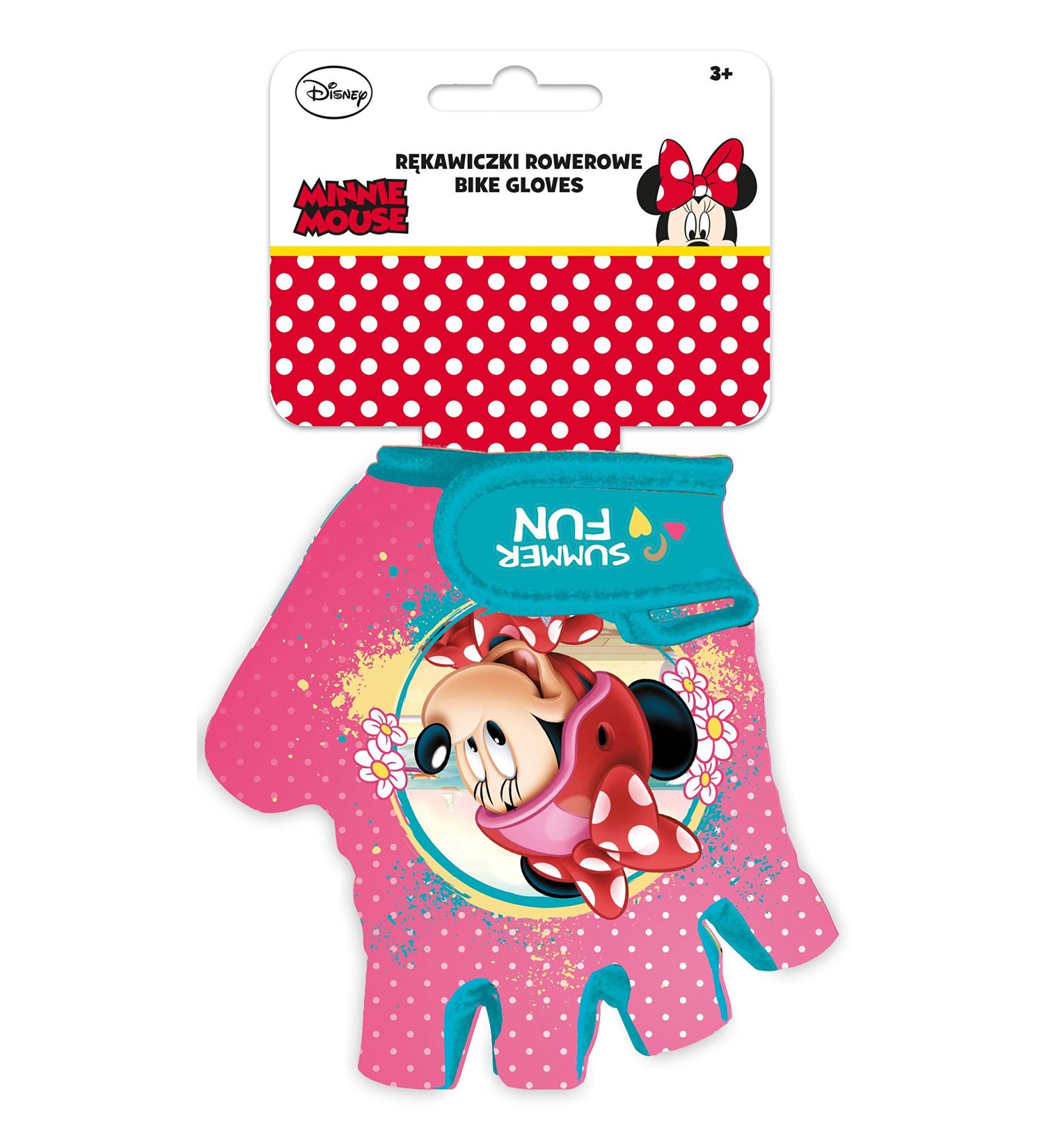 Disney Girls Minnie Mouse Cycling Gloves Multicoloured S