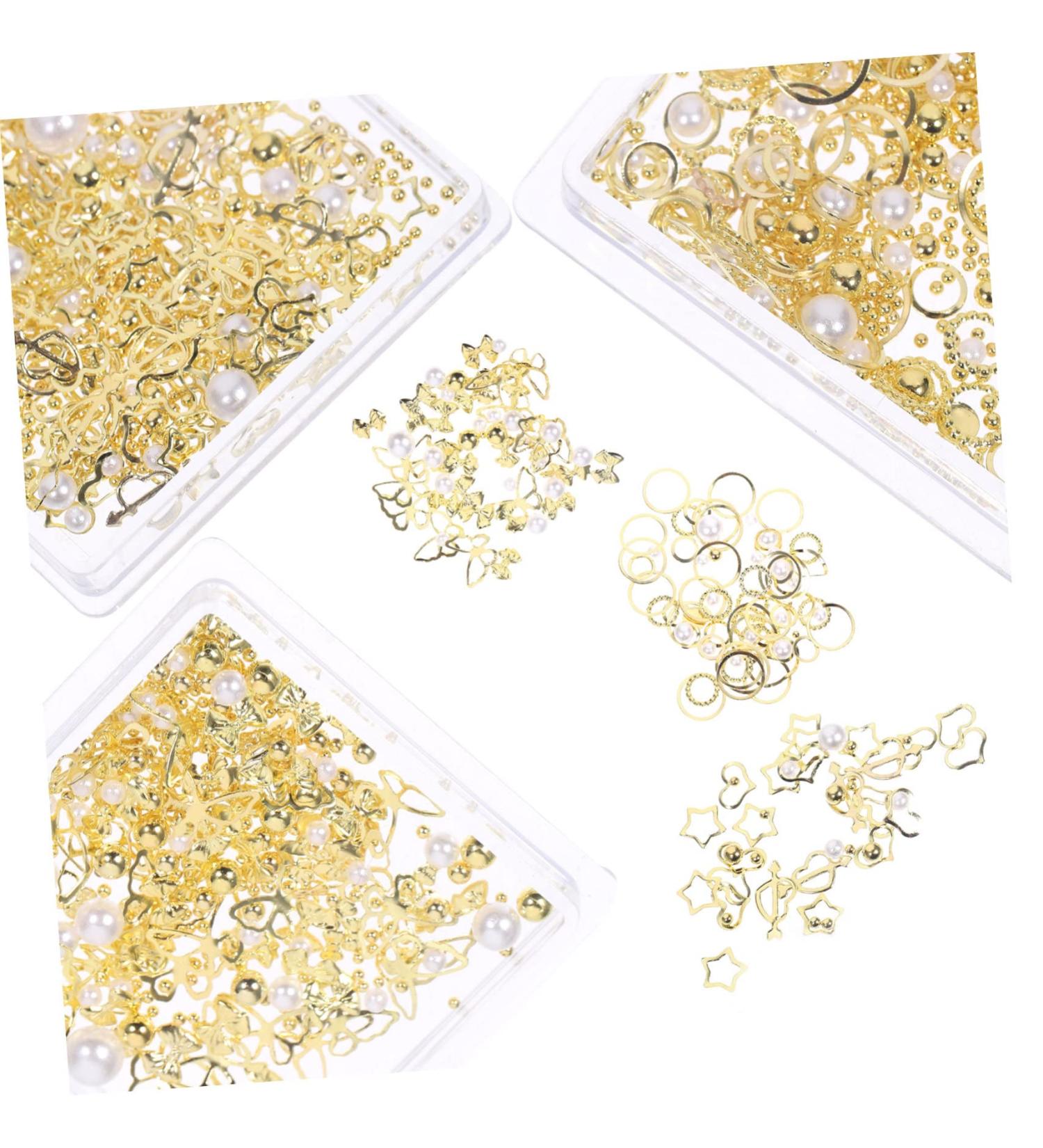 Buy Healeved Hollow Out Nail Decoration - Pearl Trim Nail Art Accessories for Stunning Manicure Embellishments - International Shipping Available - Buy Online on GoSupps.com
