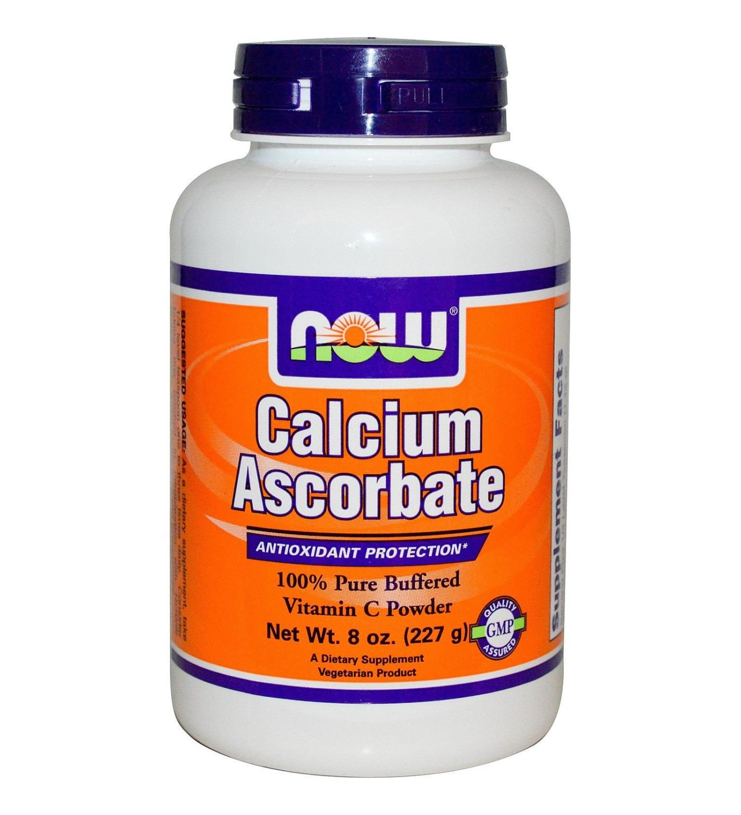 Now Foods Calcium Ascorbate Powder - 8 oz | High Quality Vitamin C Supplement - Buy Online on GoSupps.com