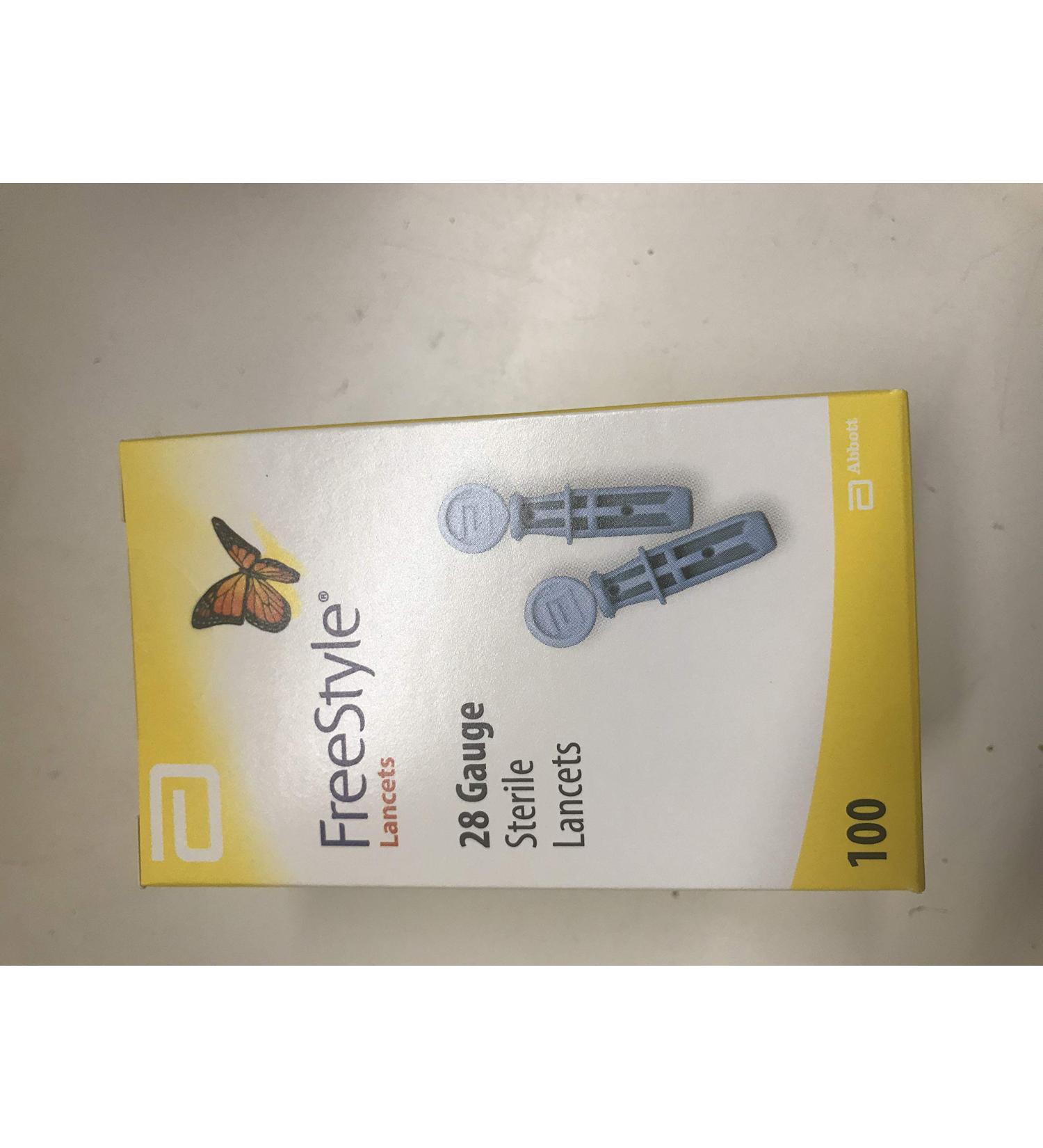 Freestyle Lancets 100-Count Box: High-Quality Lancets for Easy Blood Sampling - Buy Online on GoSupps.com