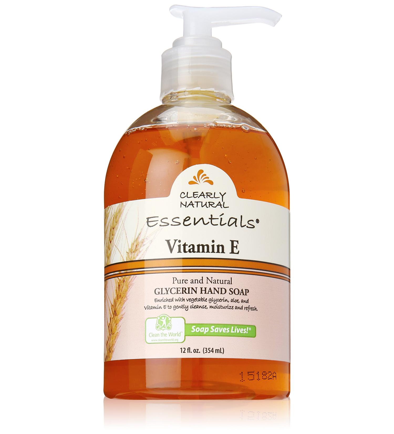 Buy Clearly Natural Vitamin E Liquid Glycerine Soap - 12 Ounce (Pack of 2) | Nourishing Moisturizer for Healthy Skin - International Shipping Available - Buy Online on GoSupps.com