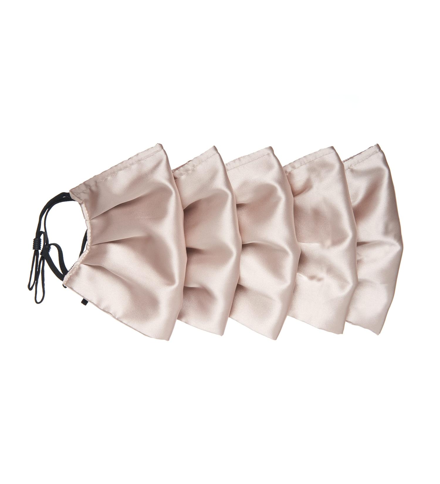 HABAC STUDIO Pack of 5 Satin Silk Face Masks Reusable Cover Bandana Balaclavas Face Masks Washable UK Black Face Mask with Nose Wire Pleated Face Mask for Women Men Adjustable. Nude - Buy Online on GoSupps.com