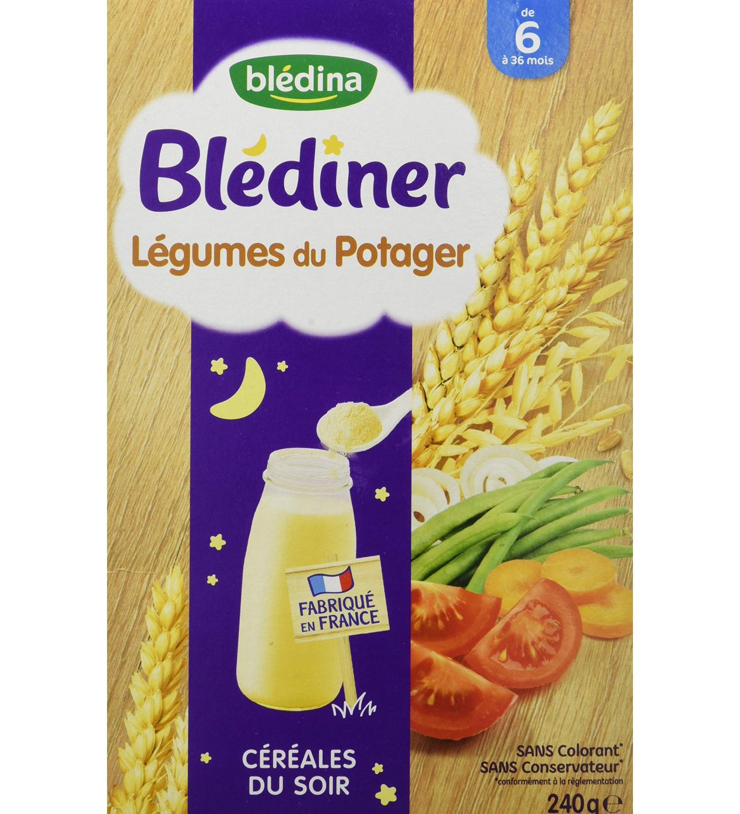 Bl dina Bl d ner C r ales du Soir L gumes du Potager de 6 36 mois 240 g - Buy Online on GoSupps.com