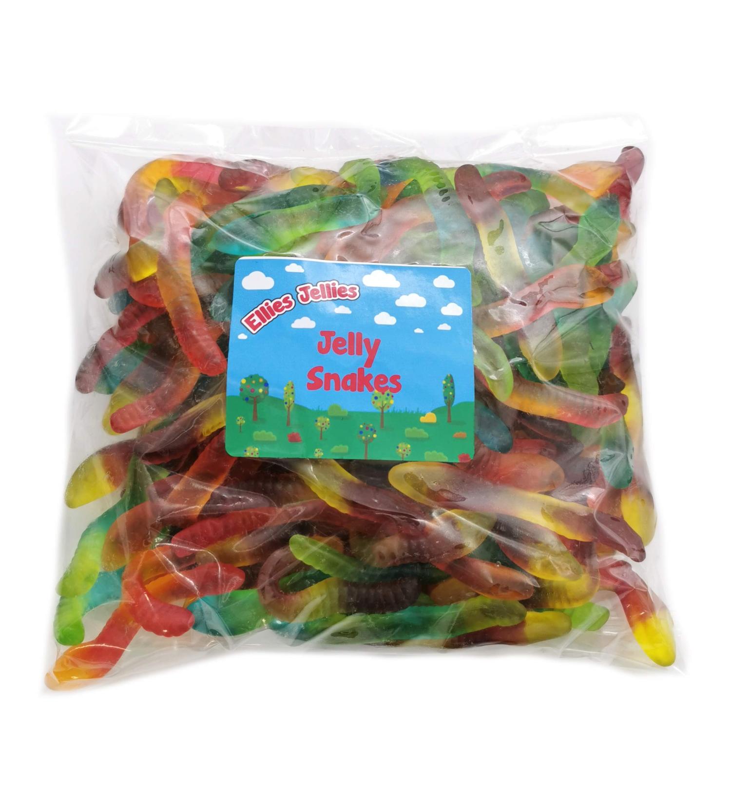 Ellies Jellies Jelly Snakes 500g Bag