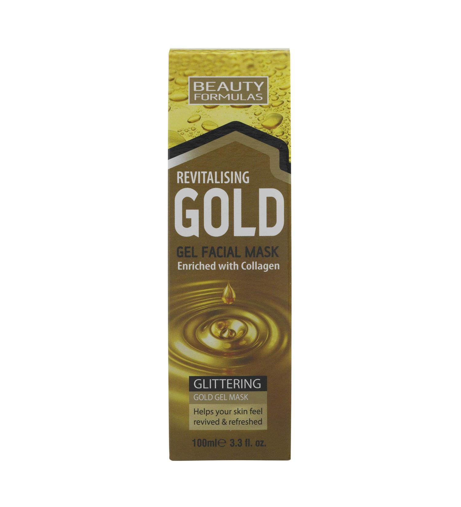 Beauty Formulas Revitalising Gold Gel Facial Mask