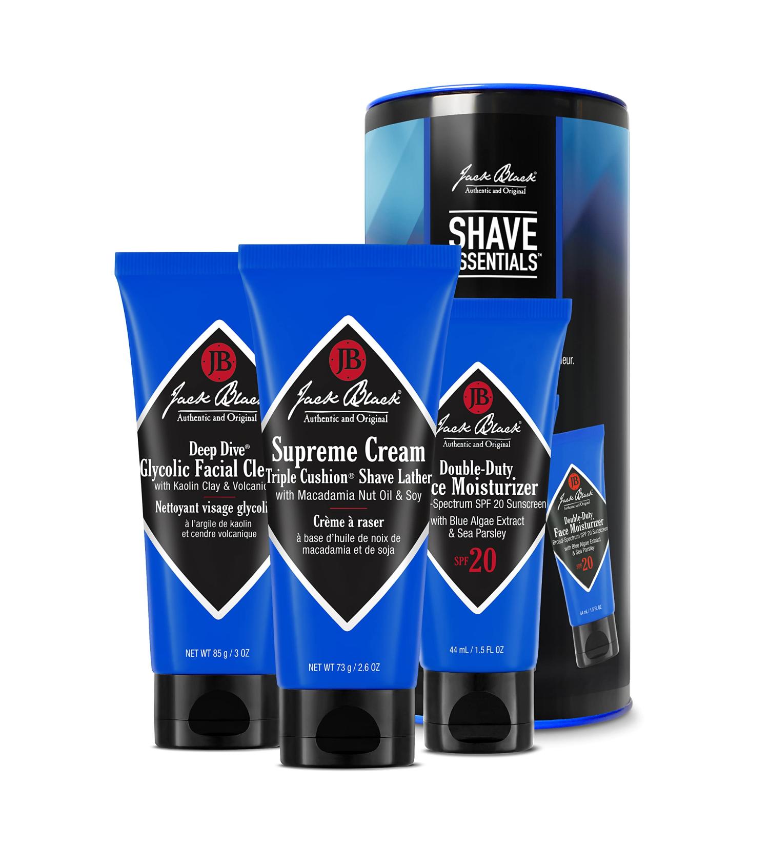 Jack Black Shave Essentials Set - Complete Grooming Kit - $49 Value - Buy Online on GoSupps.com