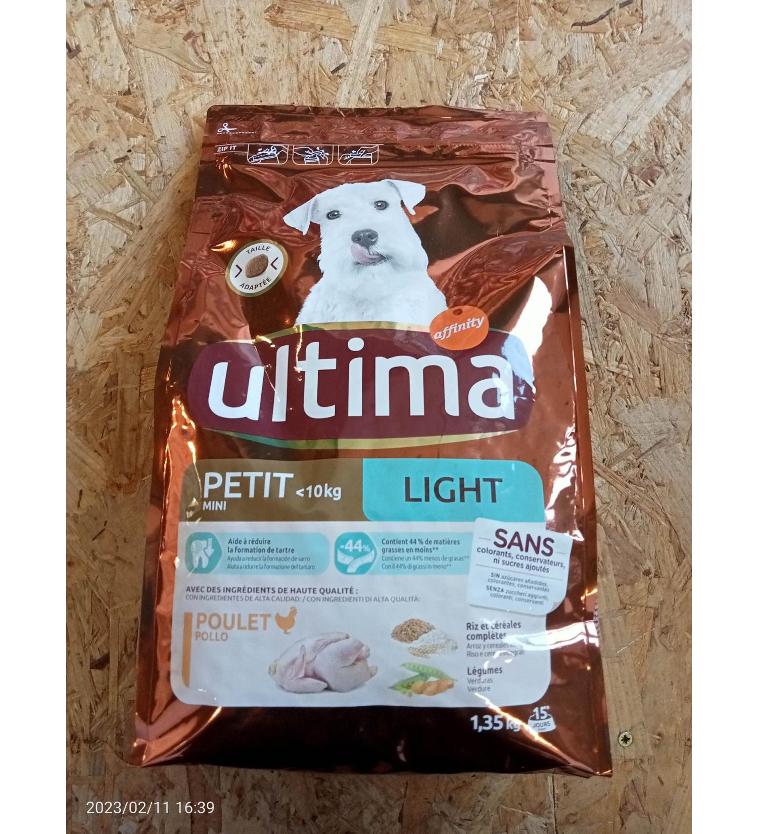 Ultima Light Small Dog Food - 1.35 kg