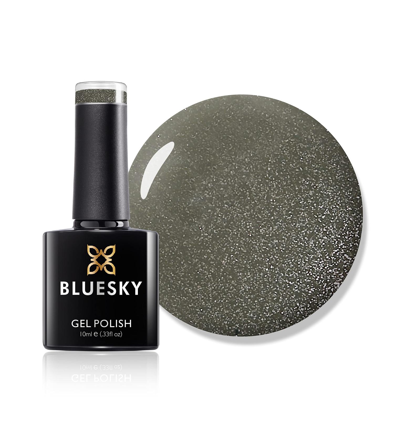 Bluesky Gel Nail Polish Wild Moss 80595 Dark Green Long Lasting Chip Resistant 10 ml (Requires Drying Under UV LED Lamp) - Buy Online on GoSupps.com