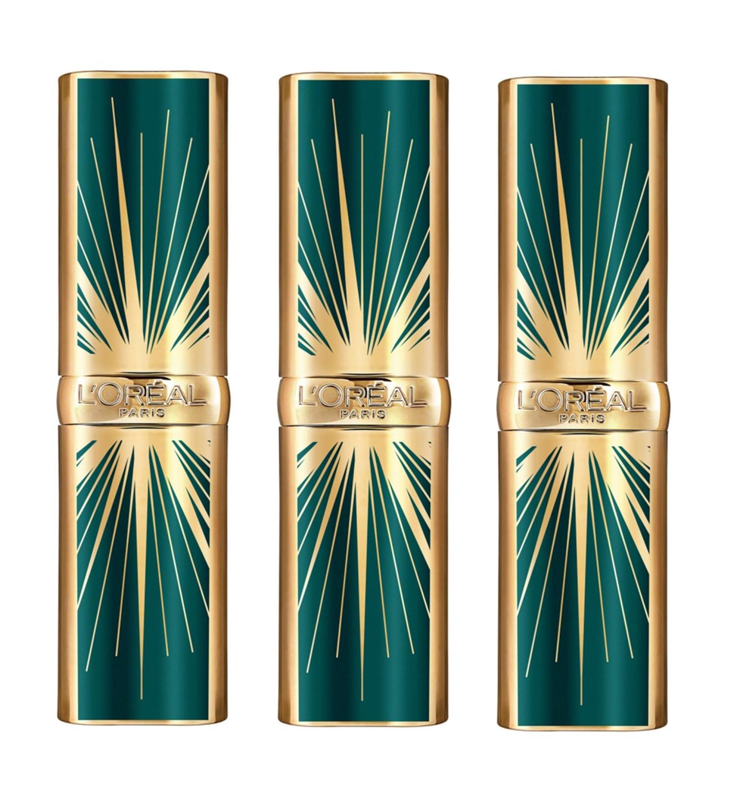 L'Oreal Paris Color Riche Rue Royale Lipstick Pack of 3 - Midnight Bisous 03 | International Shipping Available - Buy Online on GoSupps.com