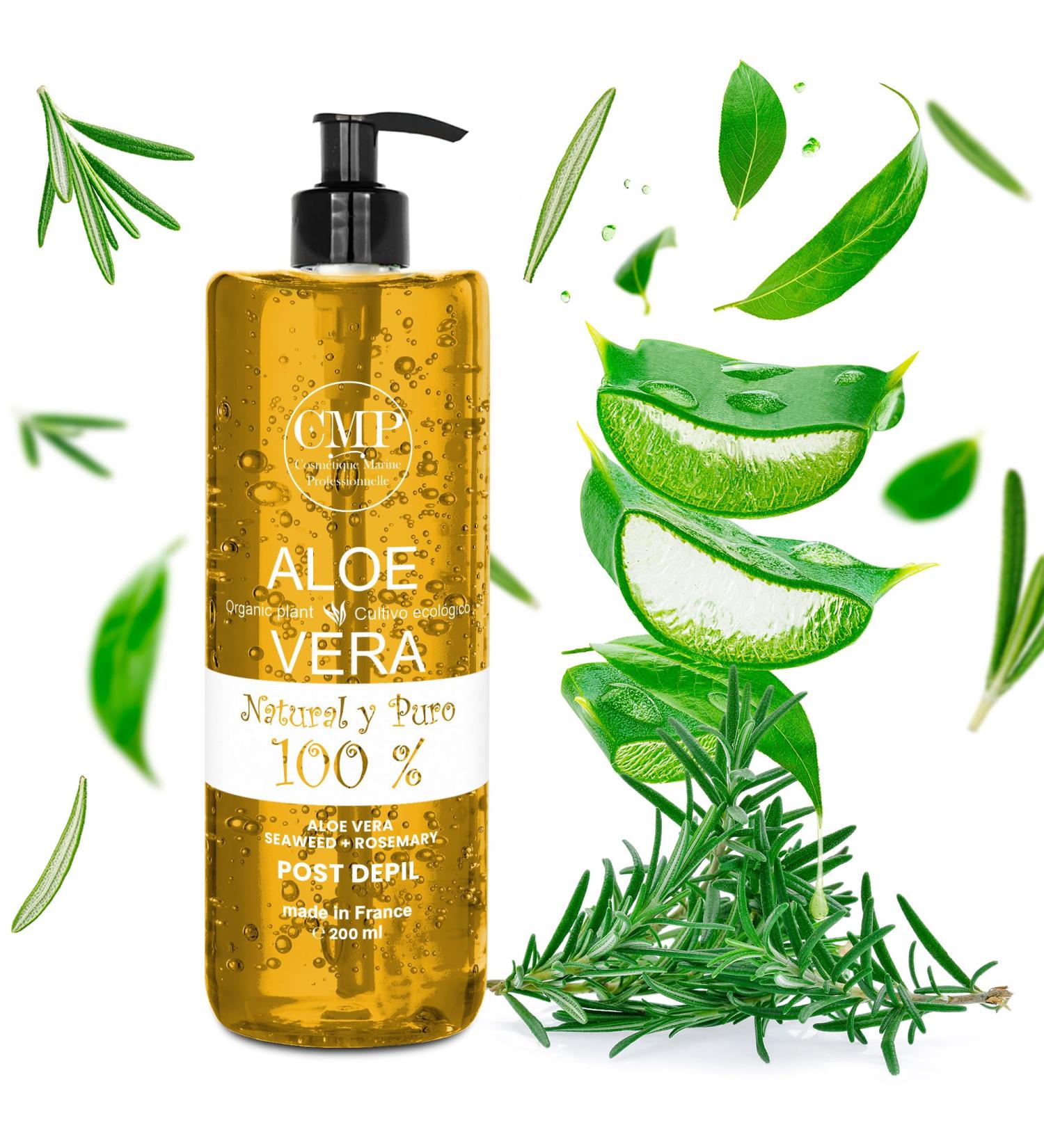 CMP Aloe Vera + Rosemary Hair Removal System | Laser Wax Cream & Shave for Face & Body | 48h Moisture & Soothing Relief | Professional Formula (200ml) - Buy Online on GoSupps.com