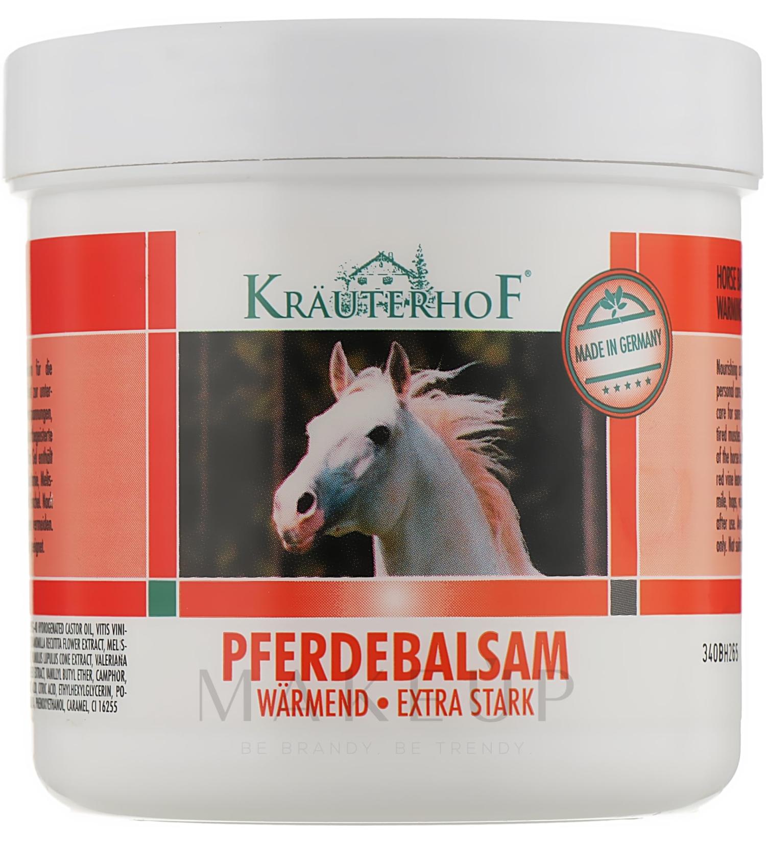 Krauterhof Gel chauffant baume du cheval 250 ml - Buy Online on GoSupps.com