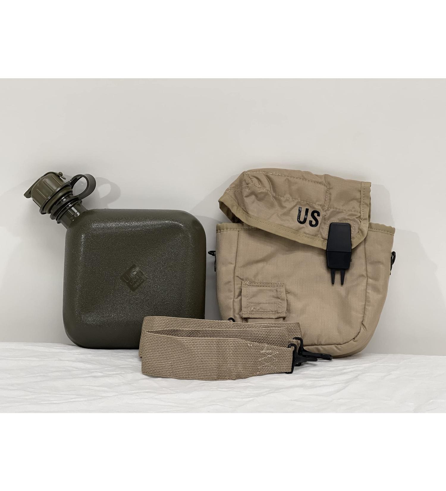 2 Quart Military Water Canteen with Insulated Carrier and Shoulder Sling - Buy Online on GoSupps.com
