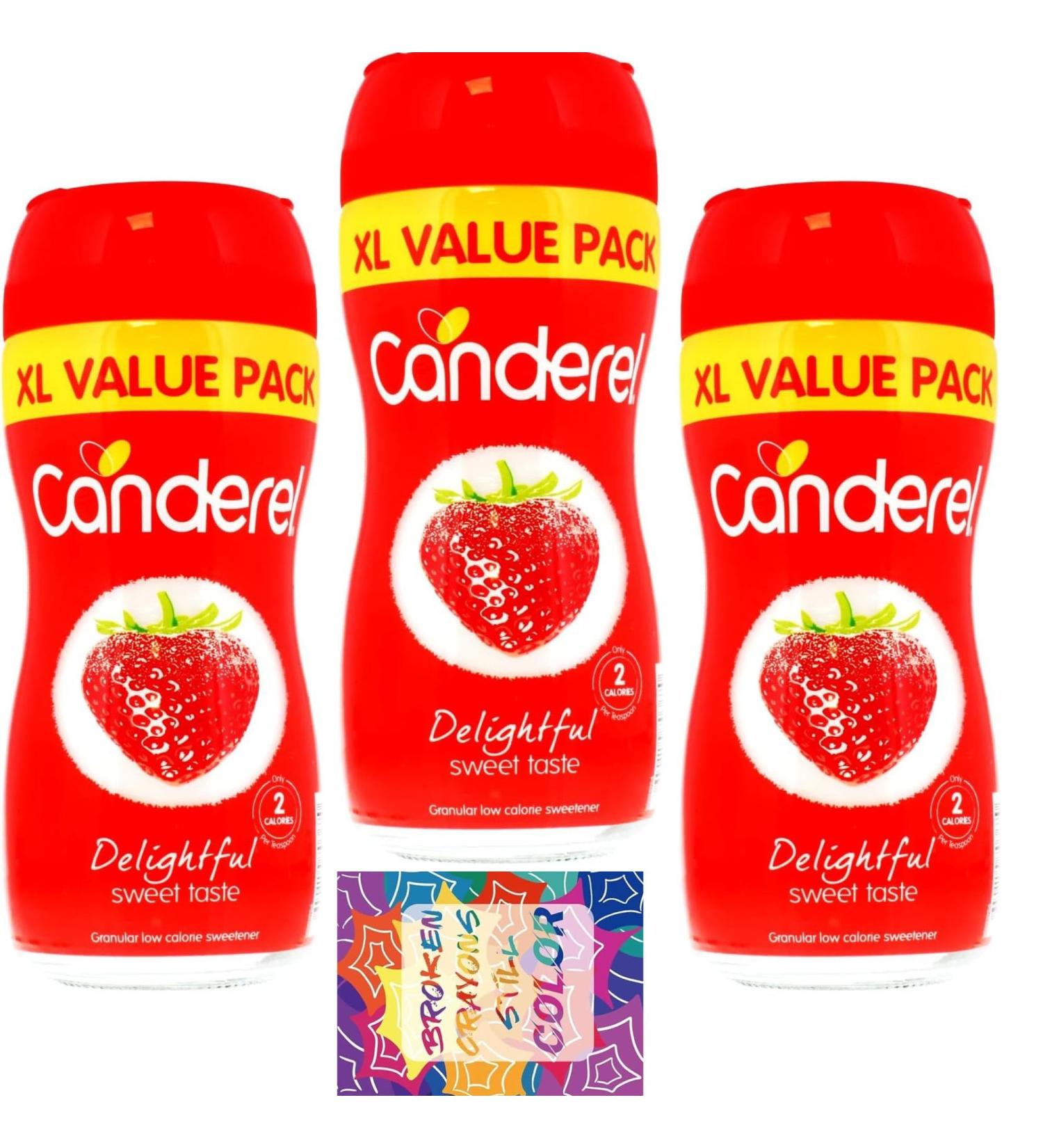 Canderel Bundle with Canderel Granular Low Calorie Sweetener 90g (3 x 90g) Including Oerich Inspirational Card