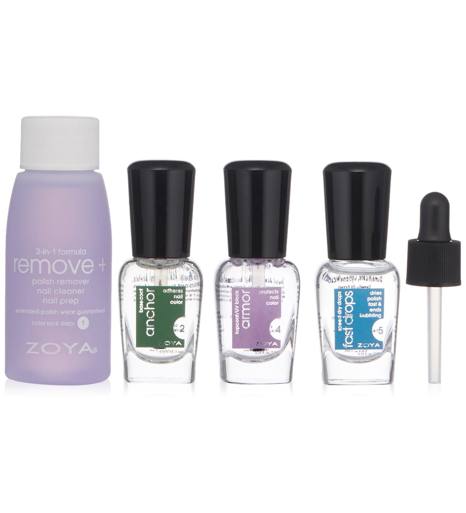 ZOYA Mini Color Lock System Manicure Kit | Long-Lasting Nail Polish Set - Buy Online on GoSupps.com