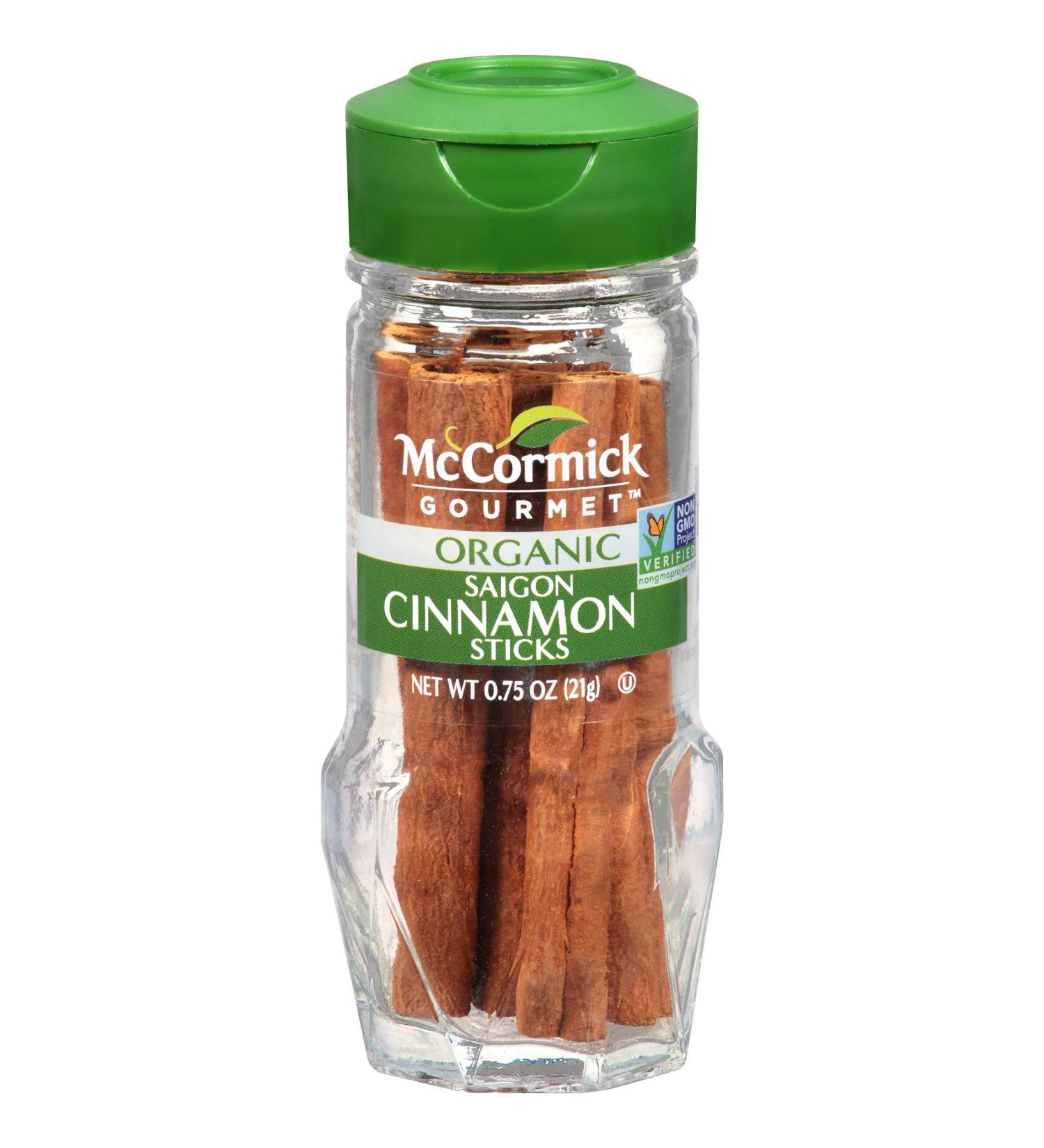 McCormick Gourmet Organic Saigon Cinnamon Sticks - 0.75 oz - Buy Online on GoSupps.com