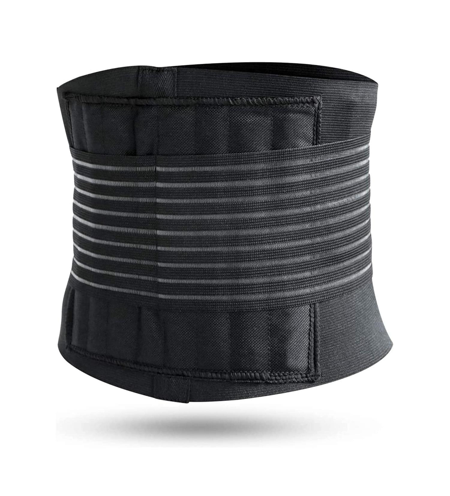 Adjustable Back Support Belt | Bodybuilding Lumbar Belt for Pain Relief & Posture Correction | 9A-XL (Waist 100-120cm) - Buy Online on GoSupps.com