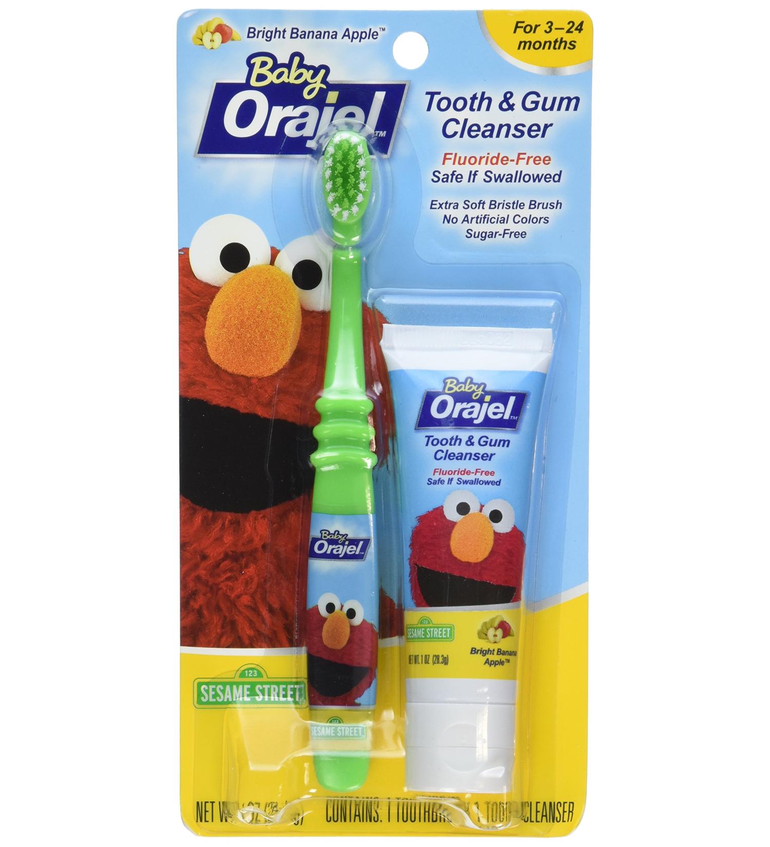 Orajel Baby Tooth/Gum Cleanser Set - Pack of 2 - Buy Online on GoSupps.com