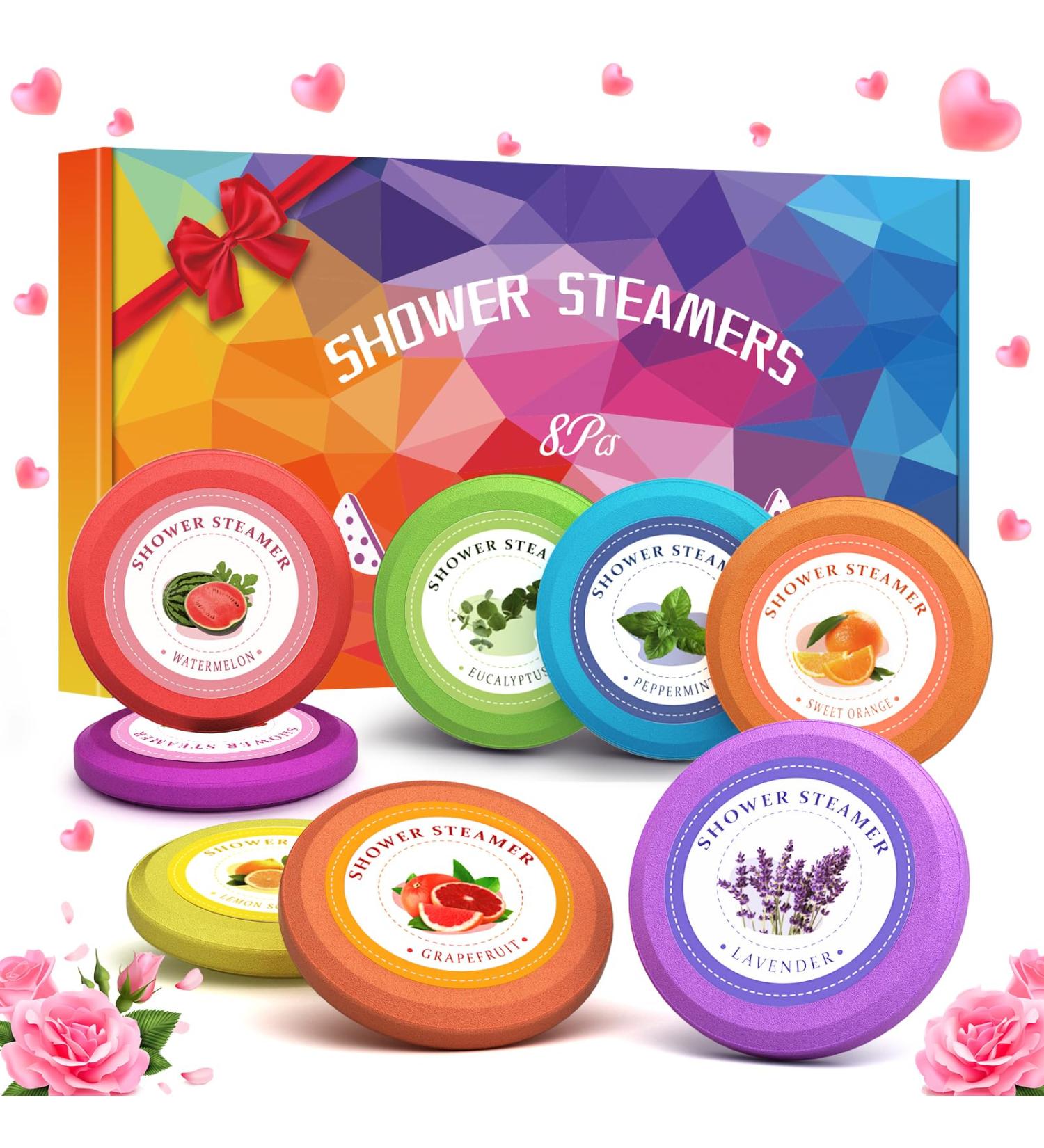 Linkax Shower Steamers Aromatherapy 8 Pcs Shower Bath Bombs Gifts for Women Men SPA Self Care Relaxation Birthday Gifts for Mum Easter Basket Stuffers Presents for Women Mum Ladies Teen Girls Shower Steamers-8 - Buy Online on GoSupps.com