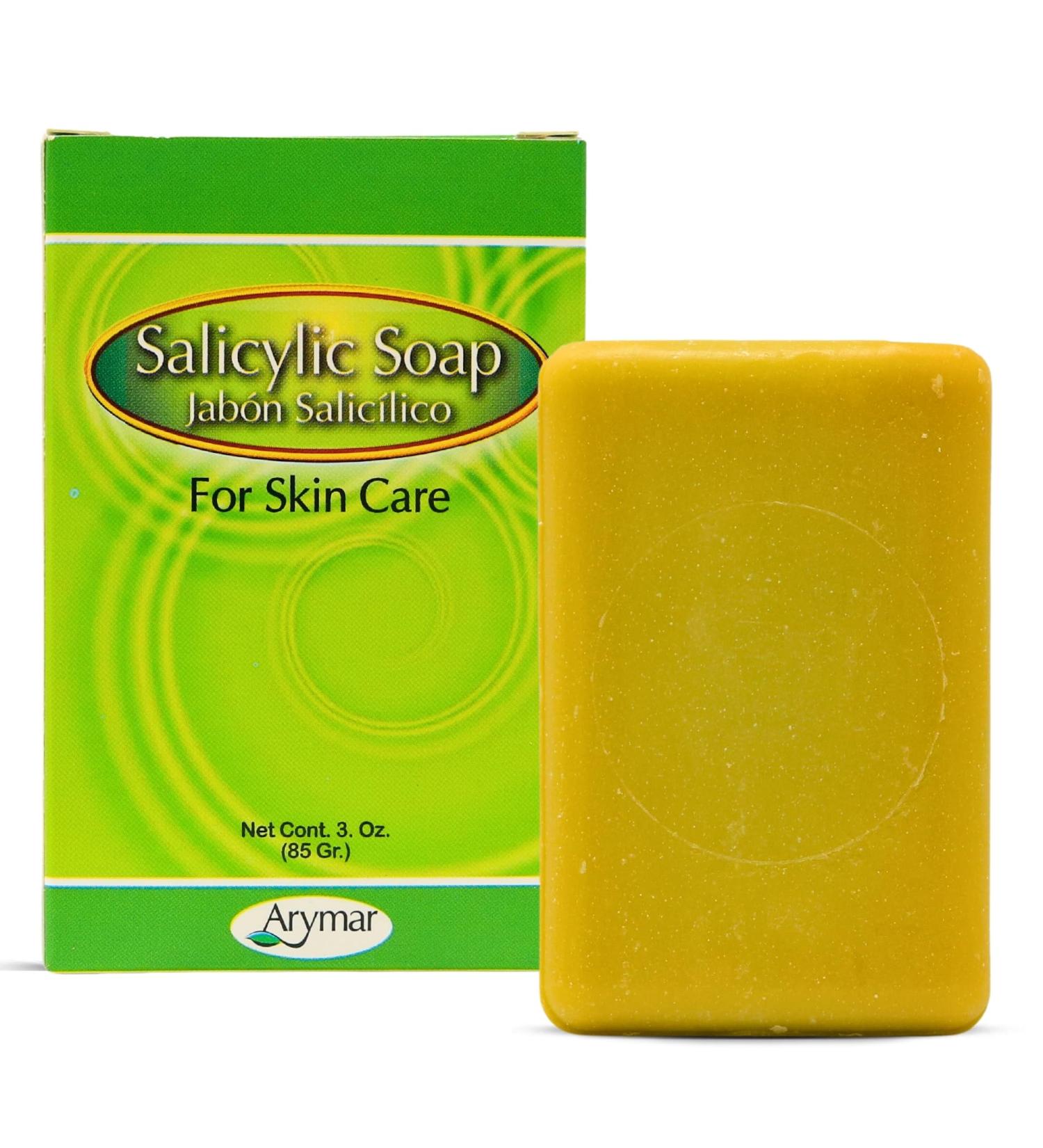 Arymar Salicylic Soap - 3 oz Exfoliating Bar for Clear Skin | International Shipping Available - Buy Online on GoSupps.com