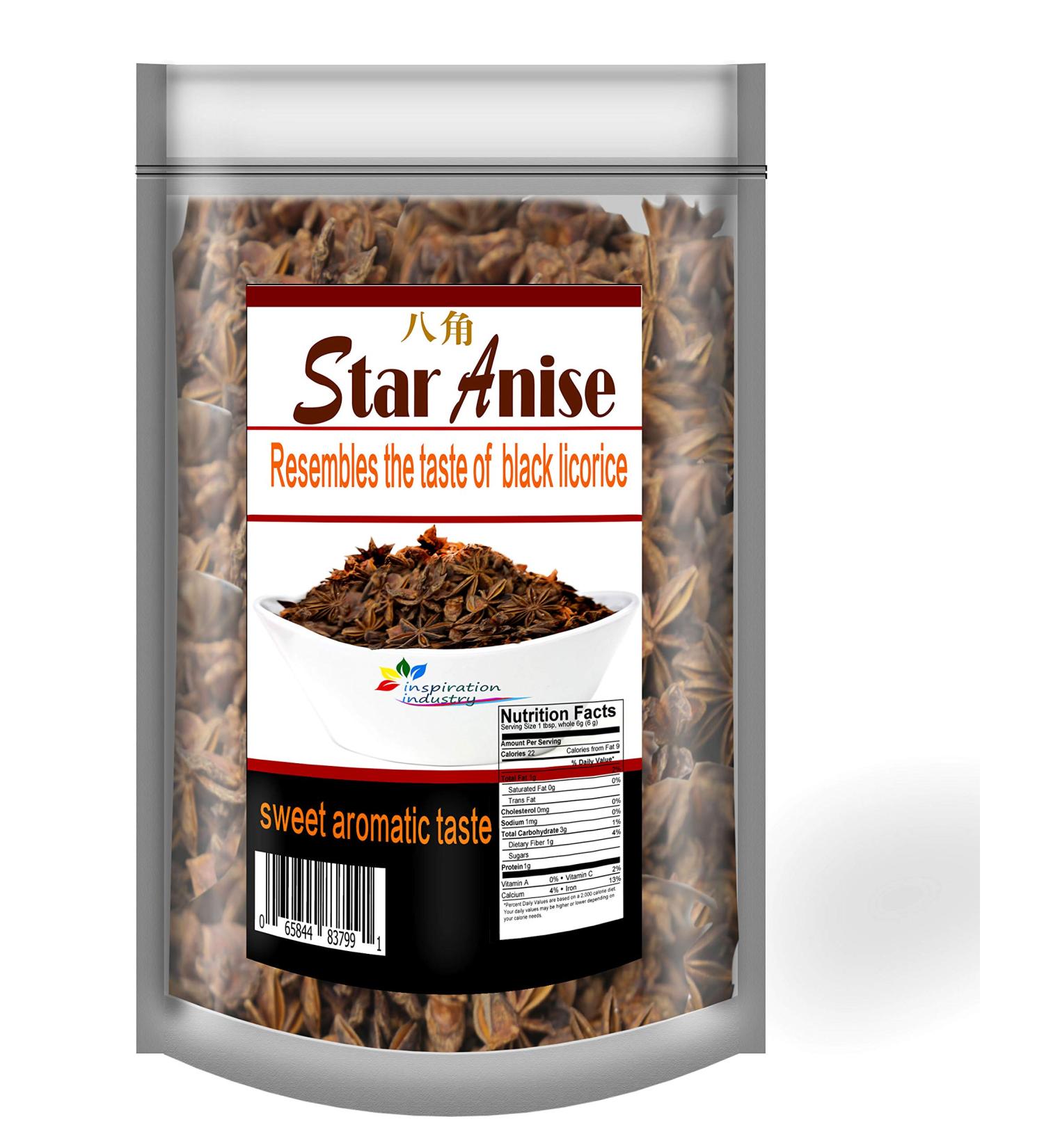 Premium 12oz Whole Chinese Star Anise Pods - Dried Spice (12 OZ) - Buy Online on GoSupps.com