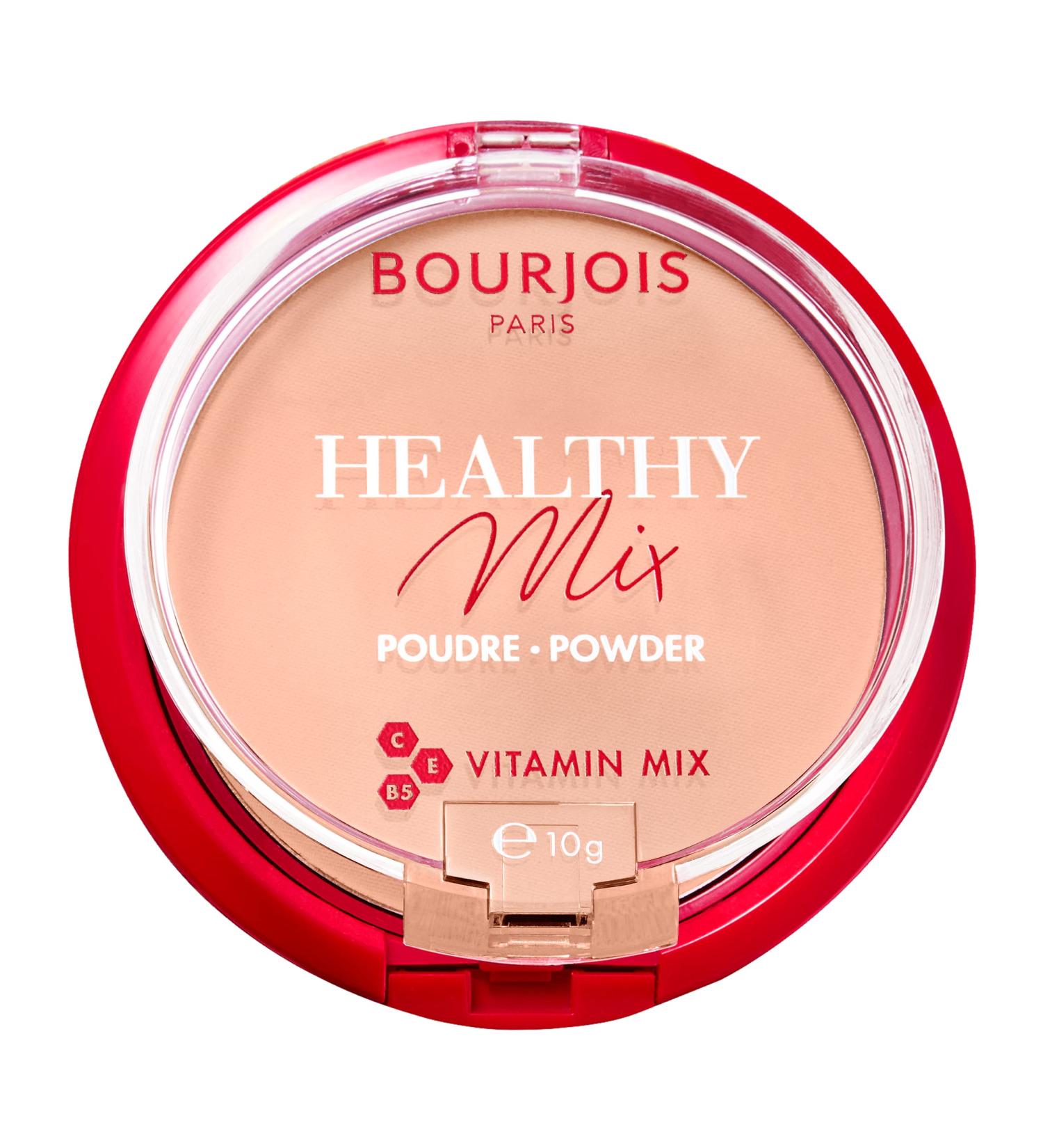 Bourjois Healthy Mix Compact Powder Zero Signs of Fatigue Mattifying and Uniforming Formula with Vitamins A E and B5 003 Dark Beige 11 g