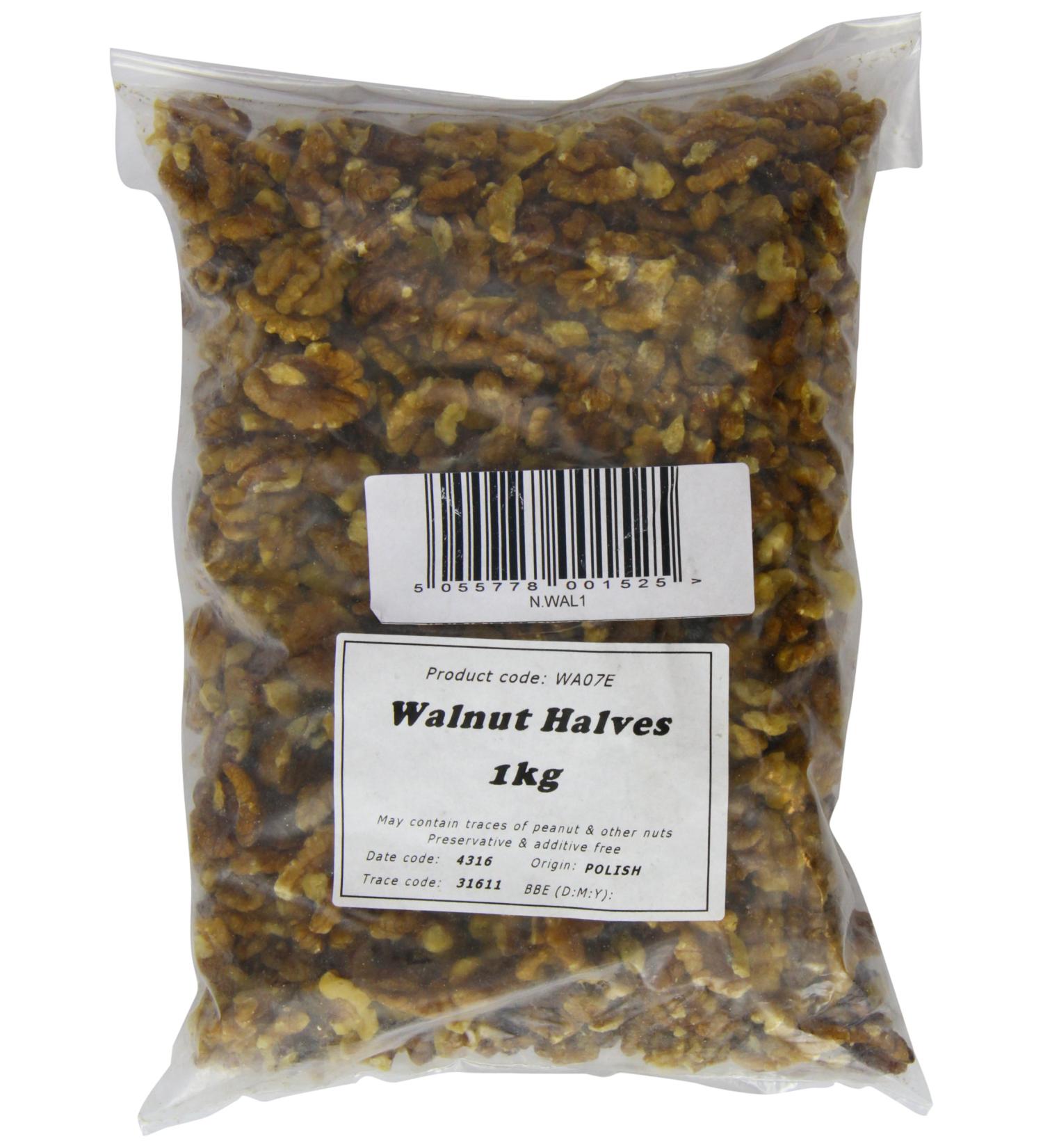 Ingredients Pantry Walnuts Light Amber Halves 1 Kg
