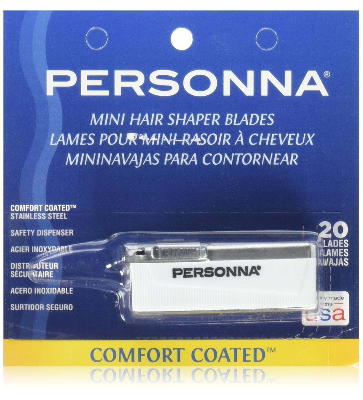 Personna Mini hair Shaper Blades 20-pk.