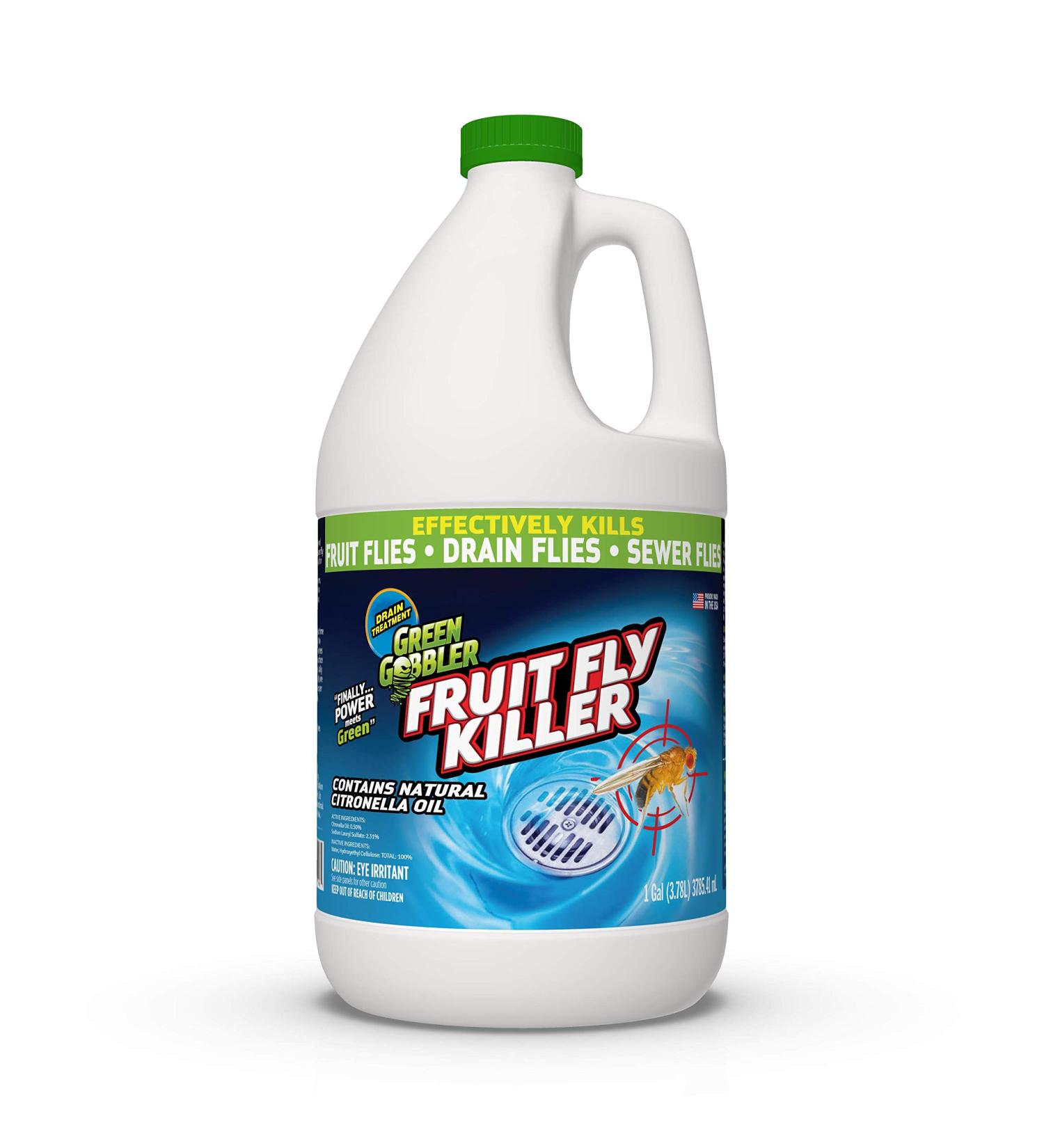 Green Gobbler Fruit Fly and Drain Fly Eliminator Gel - 1 Gallon - Buy Online on GoSupps.com