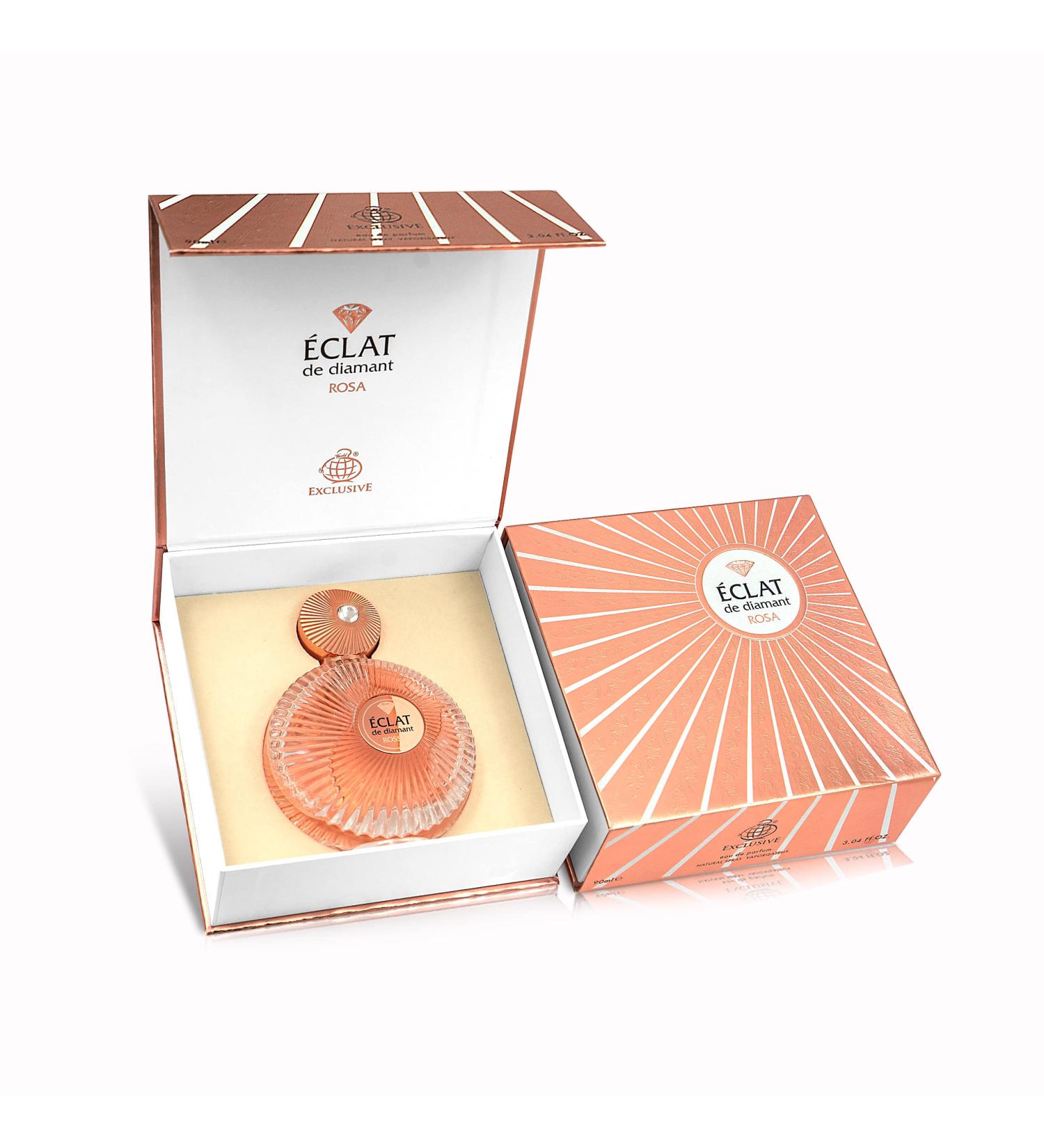 Fragrance World - Eclat De Diamant Rossa 90ml perfumed water for women | Amber Vanilla Fragrance perfumes for Women Exclusive I Luxury Niche Perfume Made in UAE - Buy Online on GoSupps.com