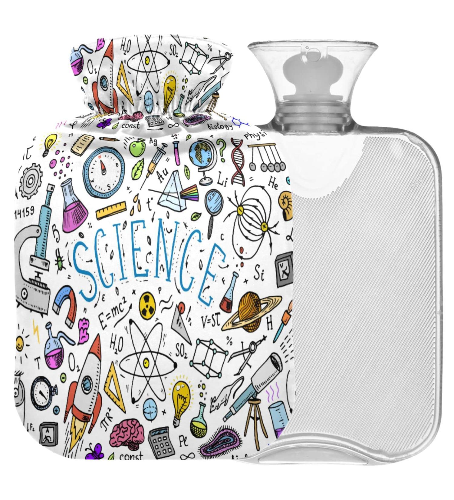 Naanle 2L Hot Water Bottle - Education Science Chemistry Heat Bottle for Bed Hand & Foot Warmer | Pain Relief & Cold Therapy - Buy Online on GoSupps.com