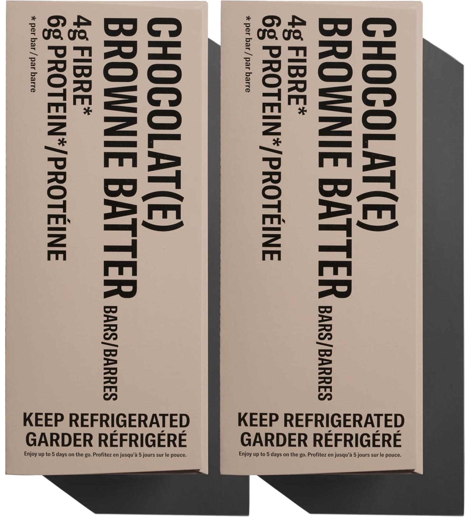 Mid-Day Squares Brownie Batter Bars 33g each 2 Packs (24 Squares) | Made with Real Chocolate 6g Plant Protein 4g Fiber Gluten Free Certified Vegan Brownie Batter 12 Count (Pack of 2) - Buy Online on GoSupps.com