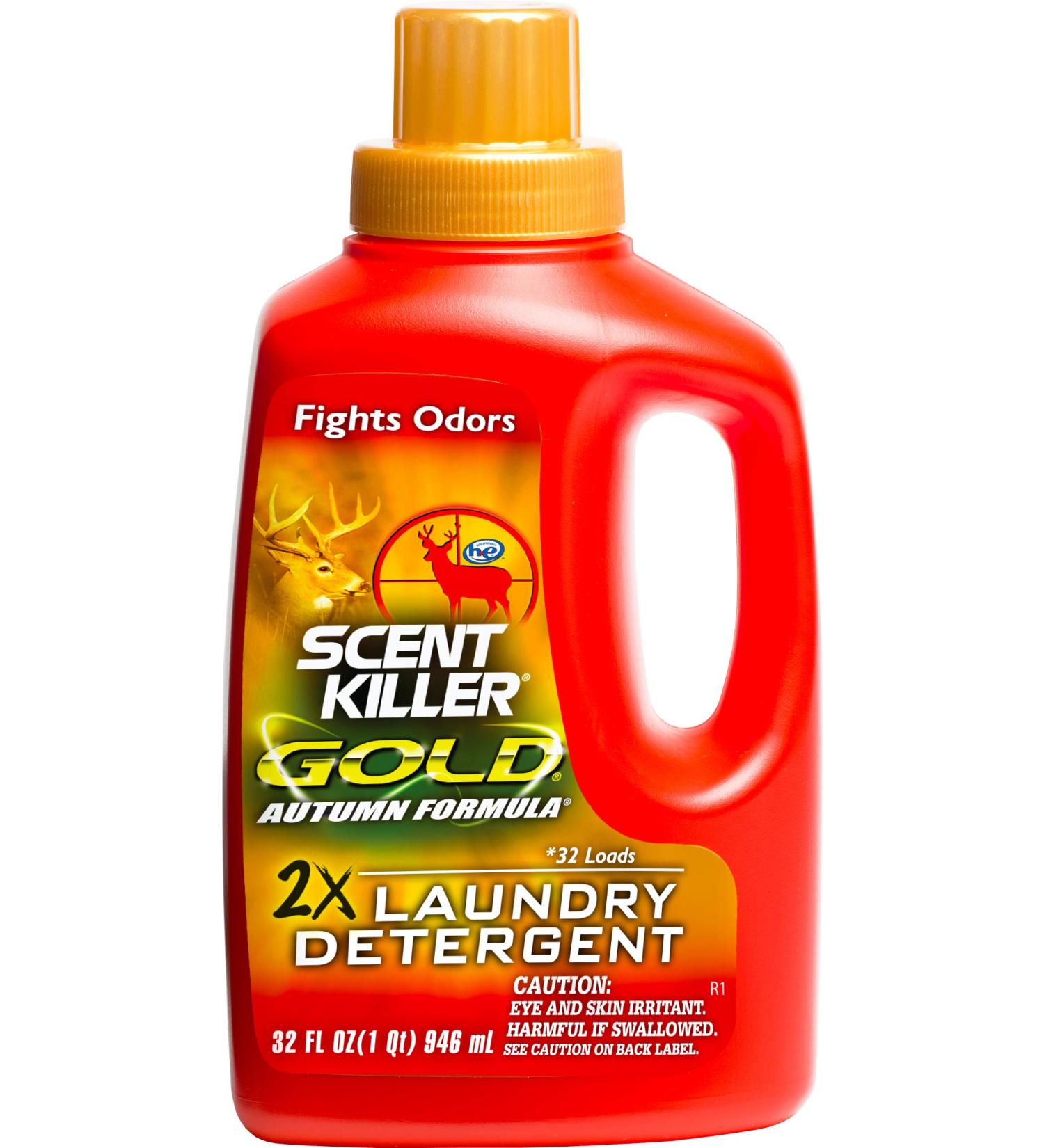 Scent Killer Gold Autumn Formula - Odor Eliminator Laundry Detergent for Hunting Gear | 32 oz | International Shipping - Buy Online on GoSupps.com
